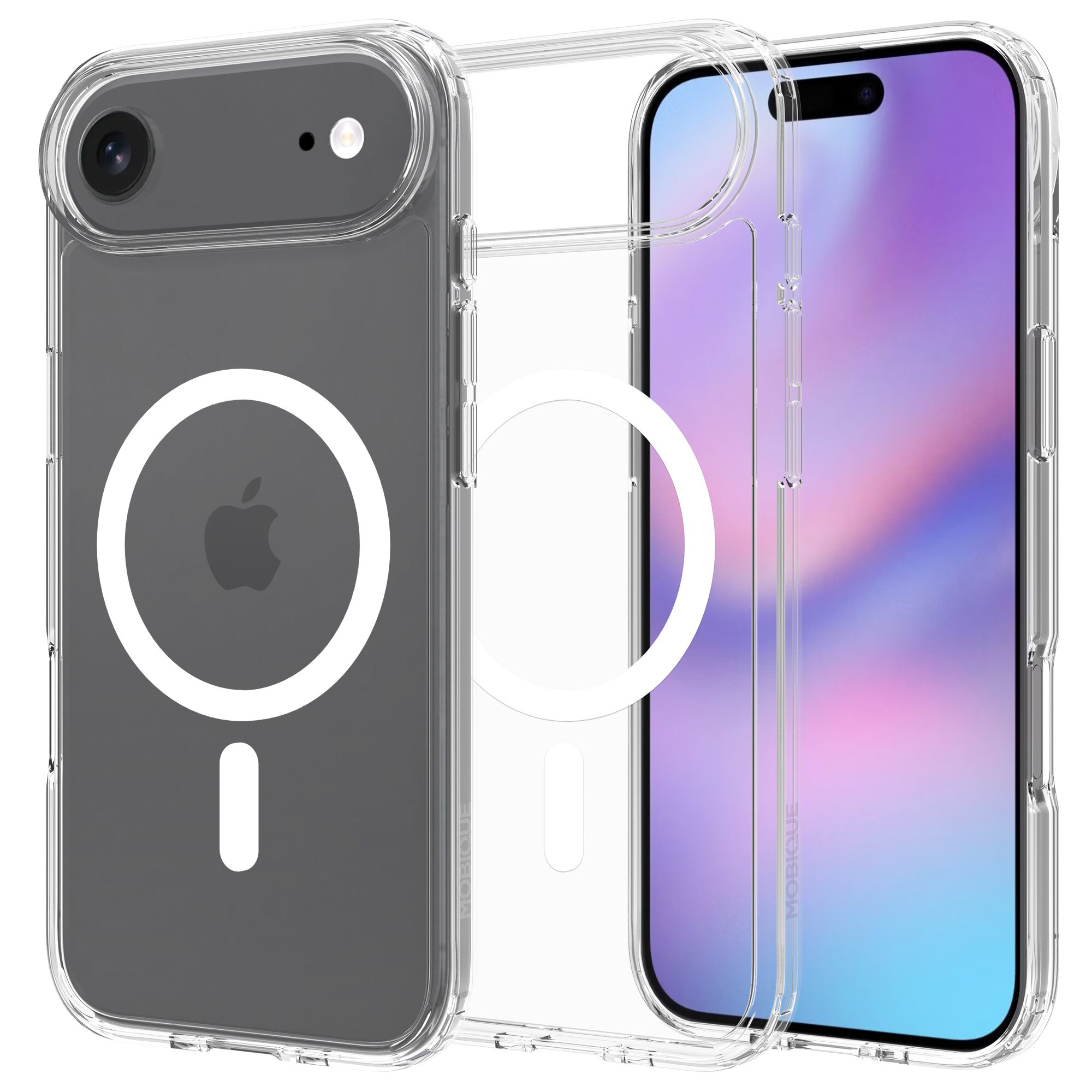 Hybridskal MagSafe iPhone 17 Air Genomskinlig