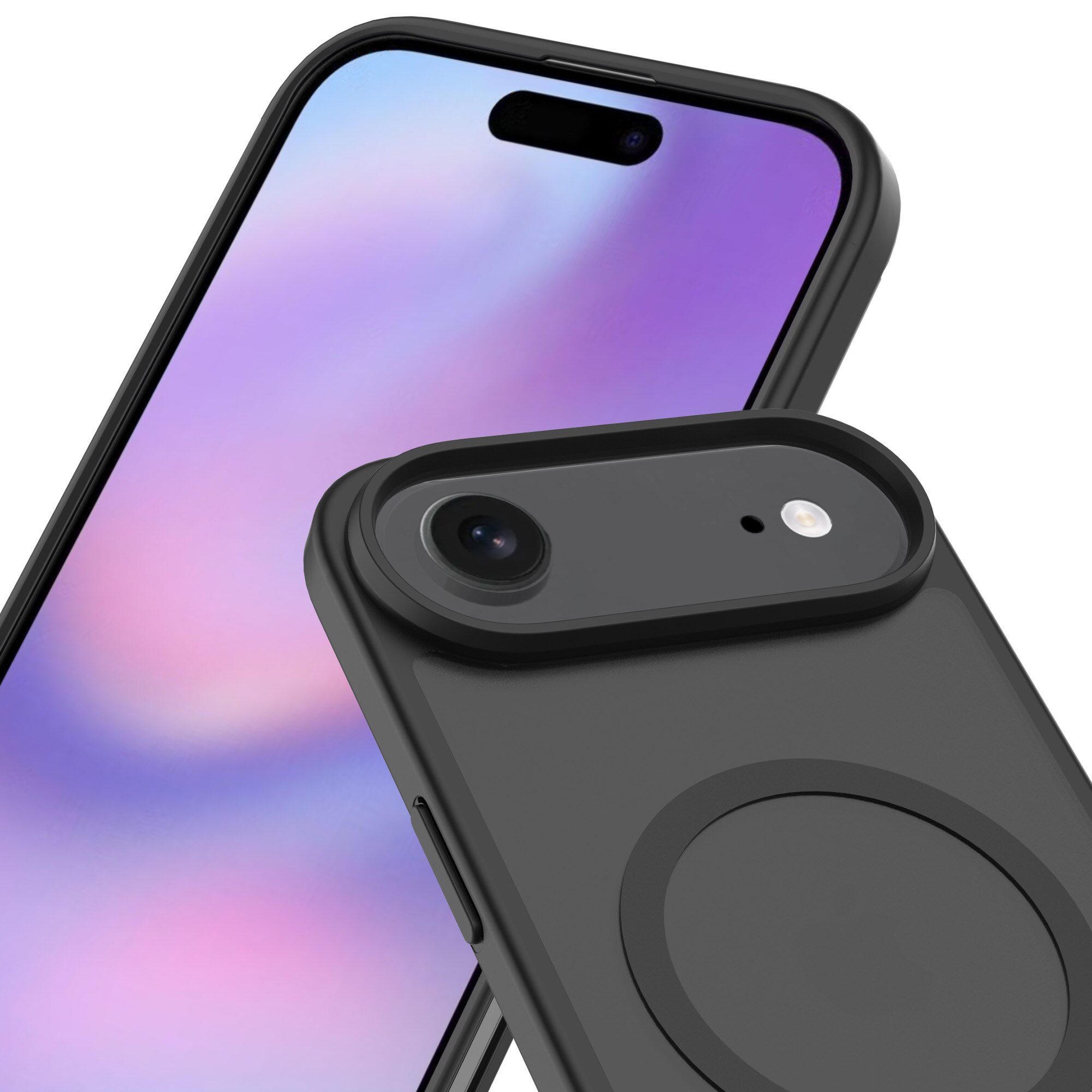 Magnetic Hybrid Skal iPhone 17 Air Frosted Black
