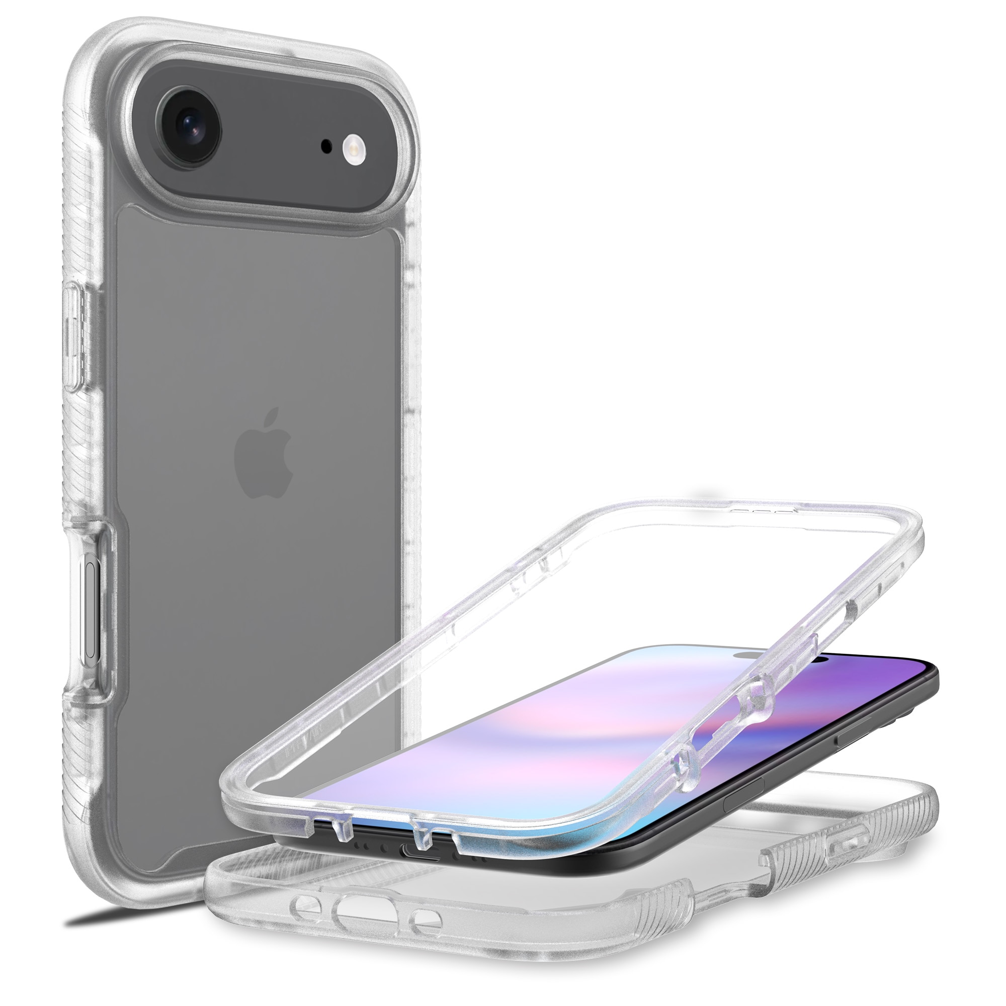 Full Protection Case iPhone 17 Air Genomskinlig