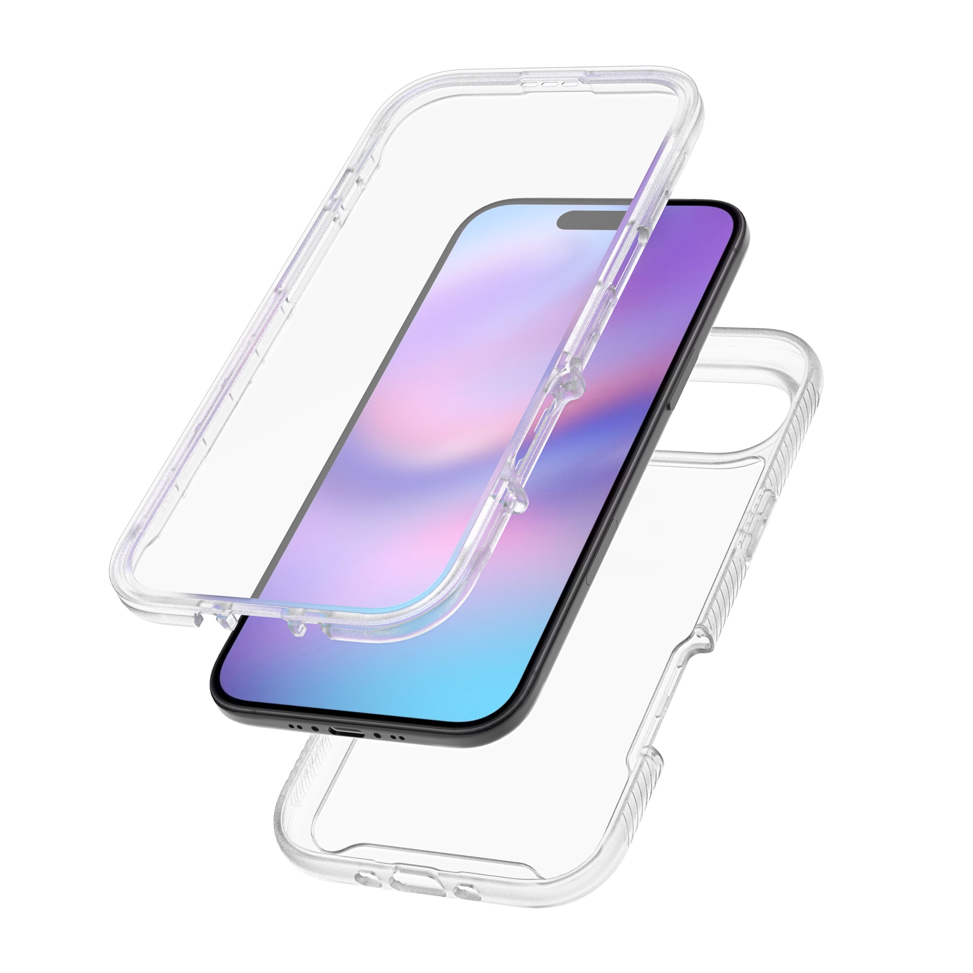 Full Protection Case iPhone 17 Air Genomskinlig