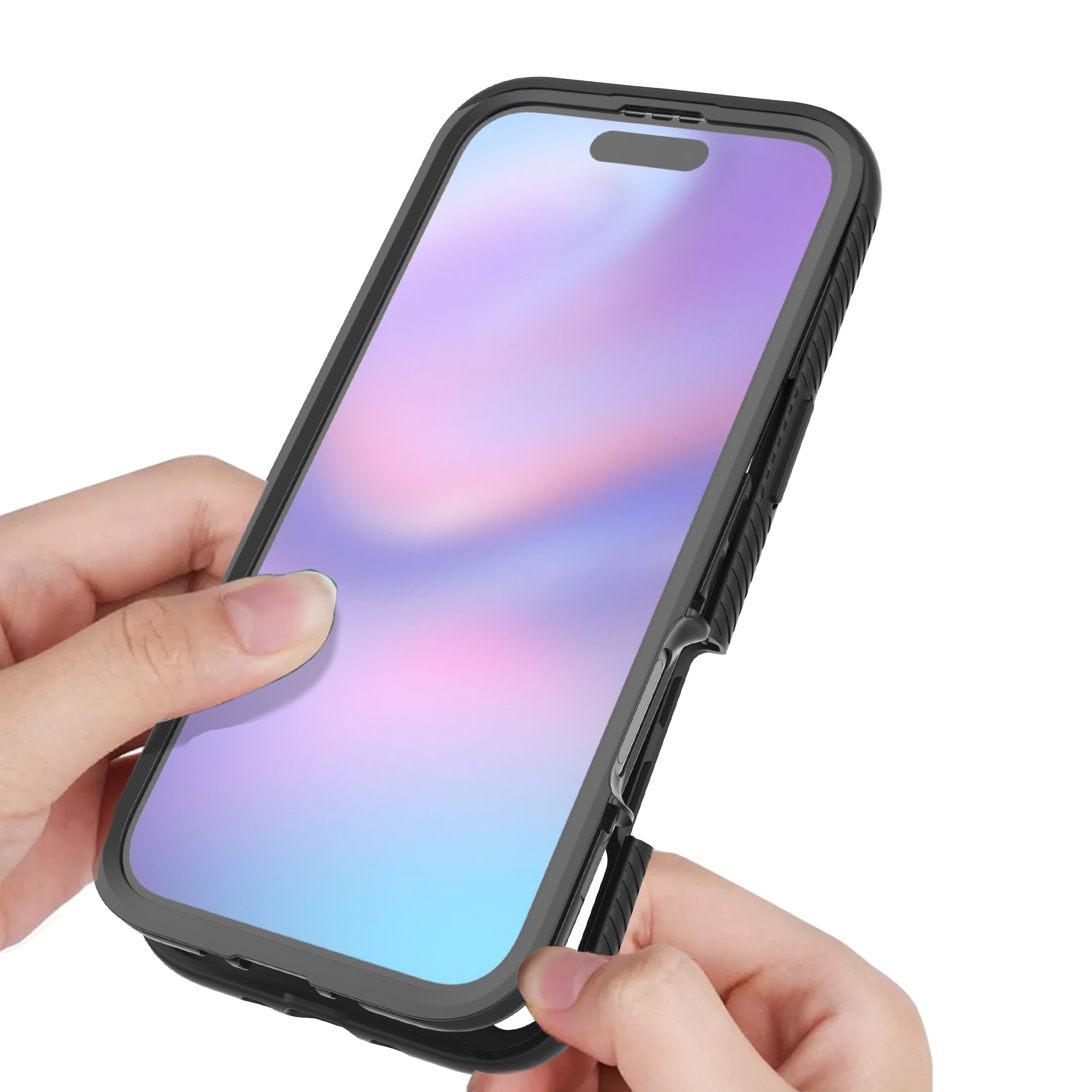 Full Protection Case iPhone 17 Air Svart/transparent