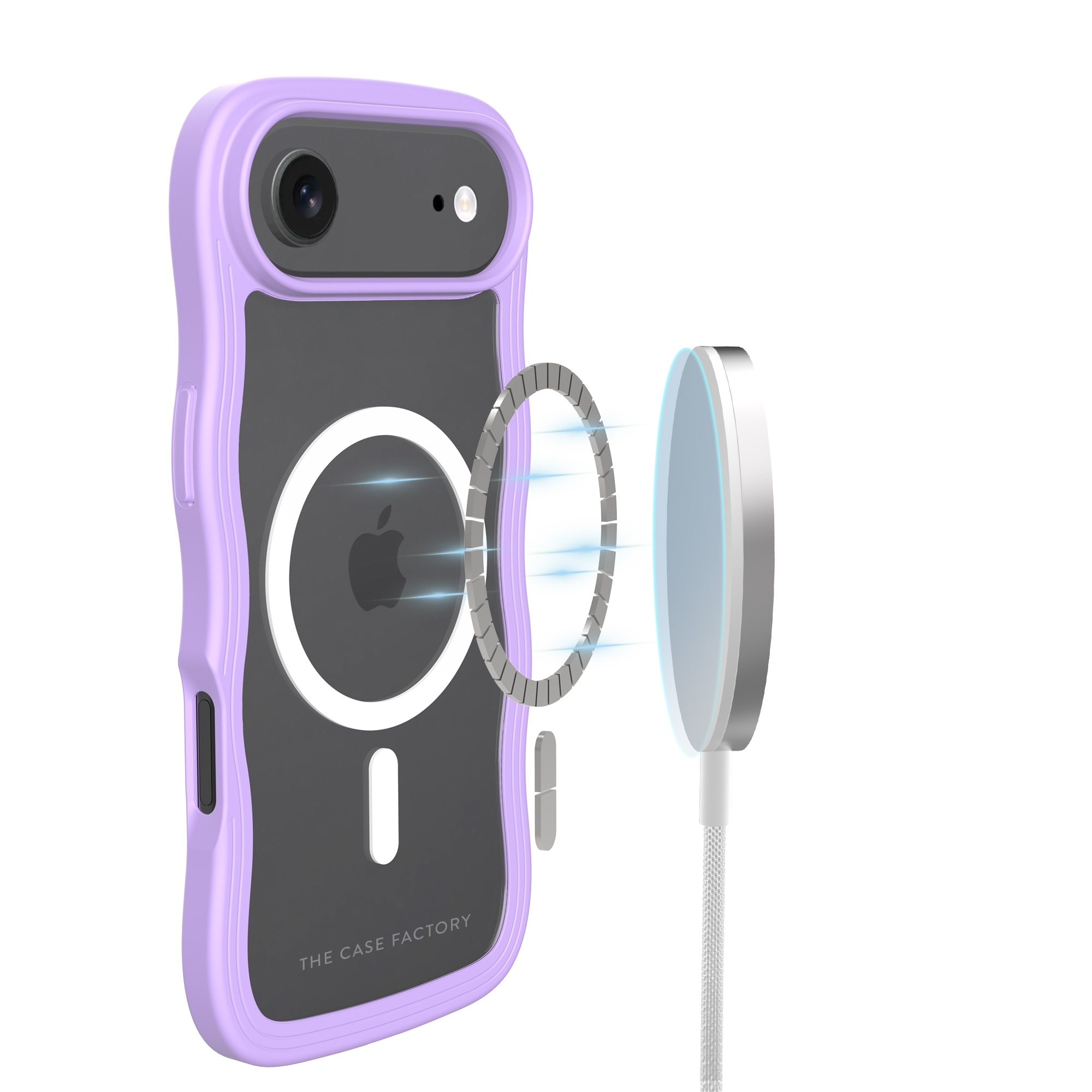The Wave Mag Case iPhone Air Lila