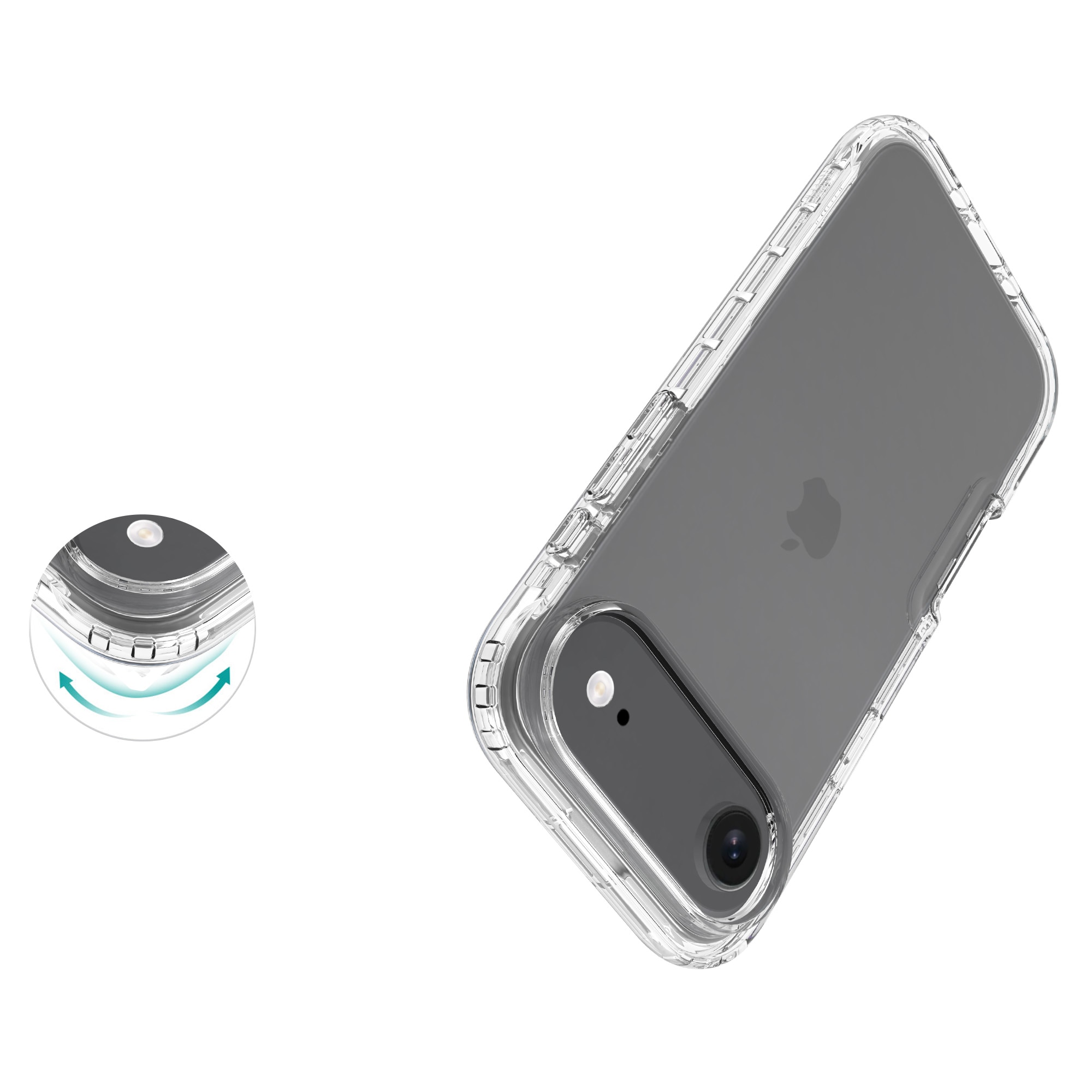 Full Cover Skal iPhone 17 Air Genomskinlig