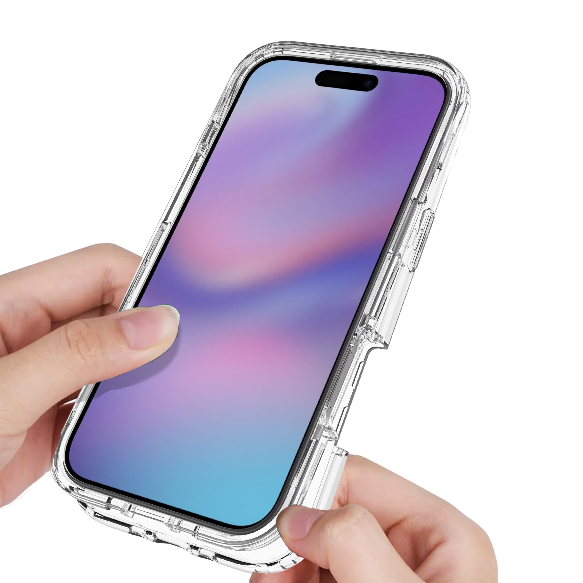 Full Cover Skal iPhone 17 Air Genomskinlig