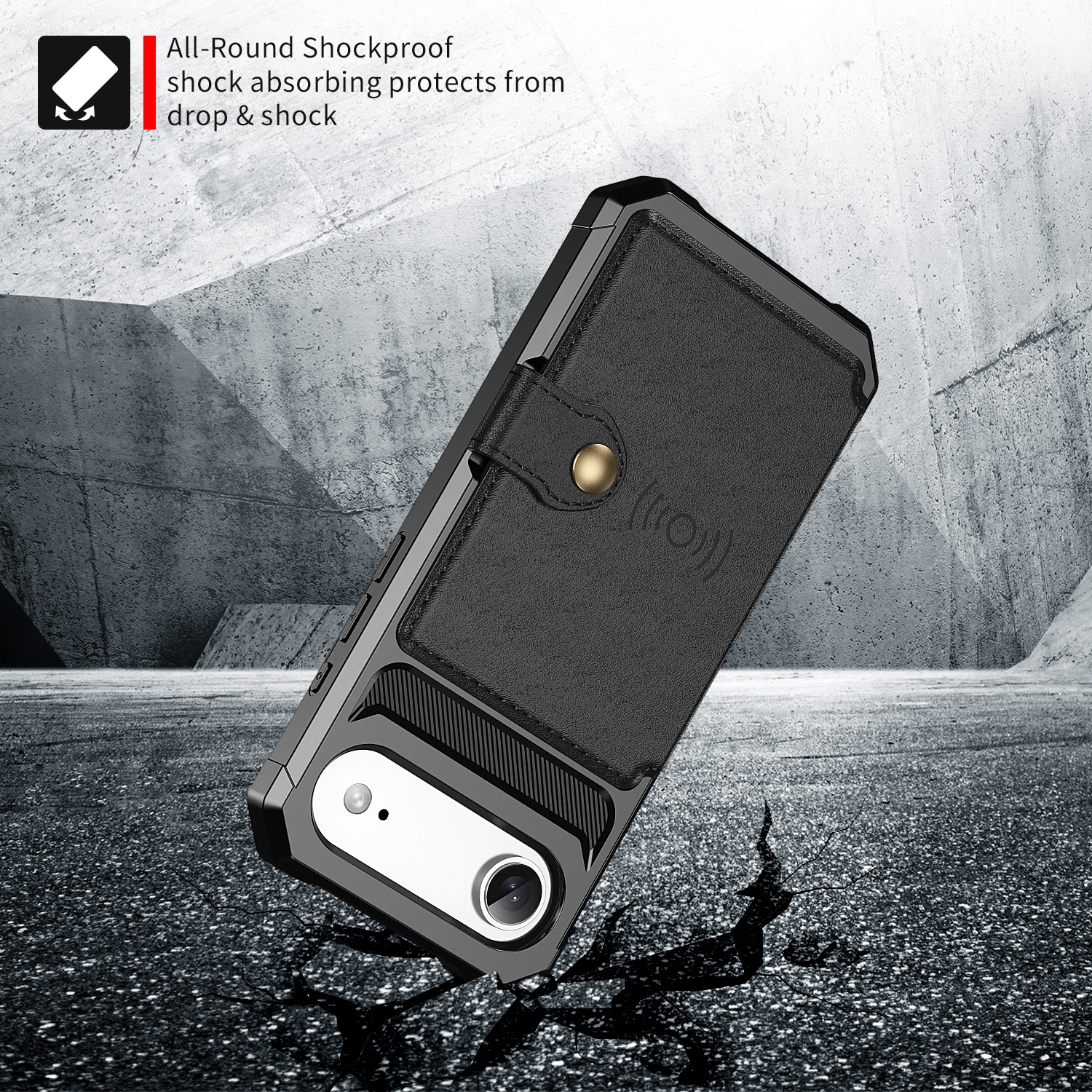 Tough Multi-slot Case iPhone Air Svart
