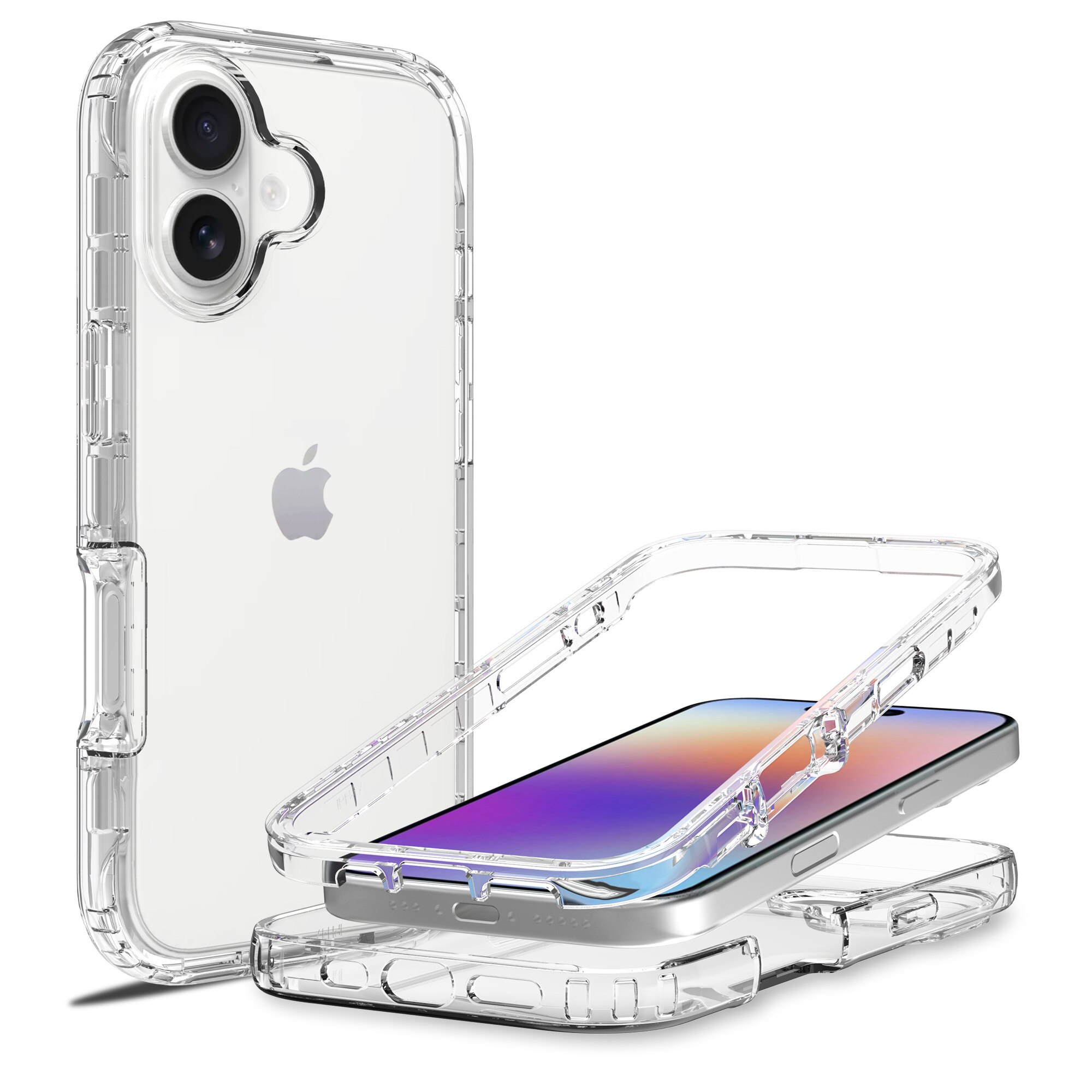 Full Cover Skal iPhone 17 Genomskinlig