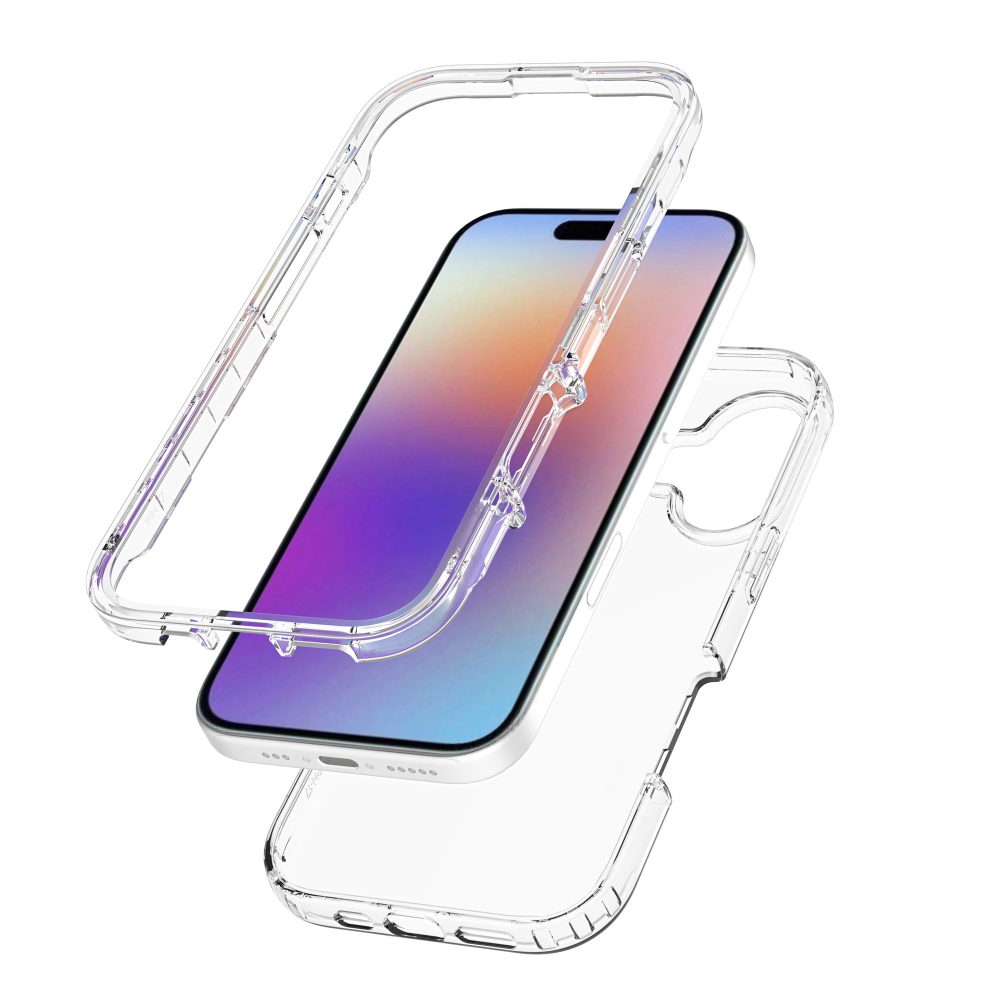 Full Cover Skal iPhone 17 Genomskinlig