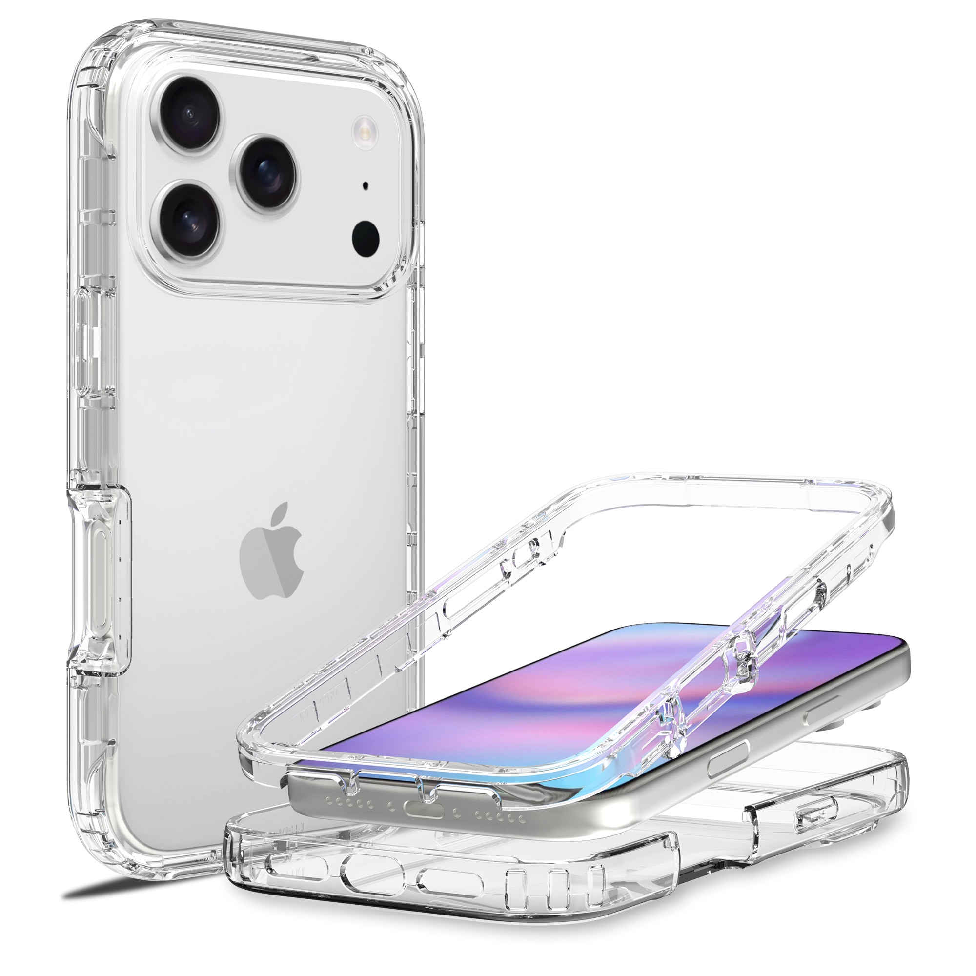 Full Cover Skal iPhone 17 Pro Max Genomskinlig