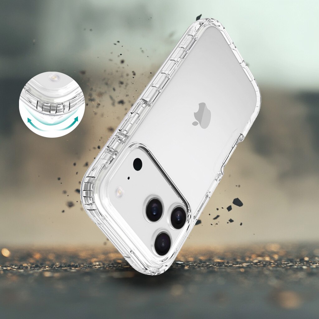 Full Cover Skal iPhone 17 Pro Max Genomskinlig
