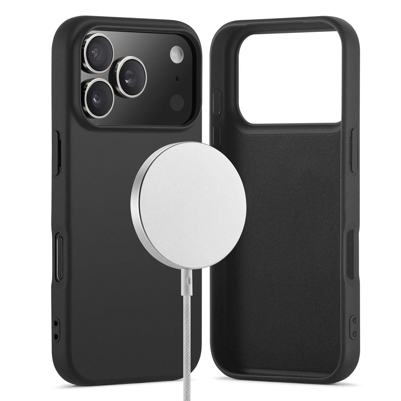 TPU Skal MagSafe iPhone 17 Pro Max Svart