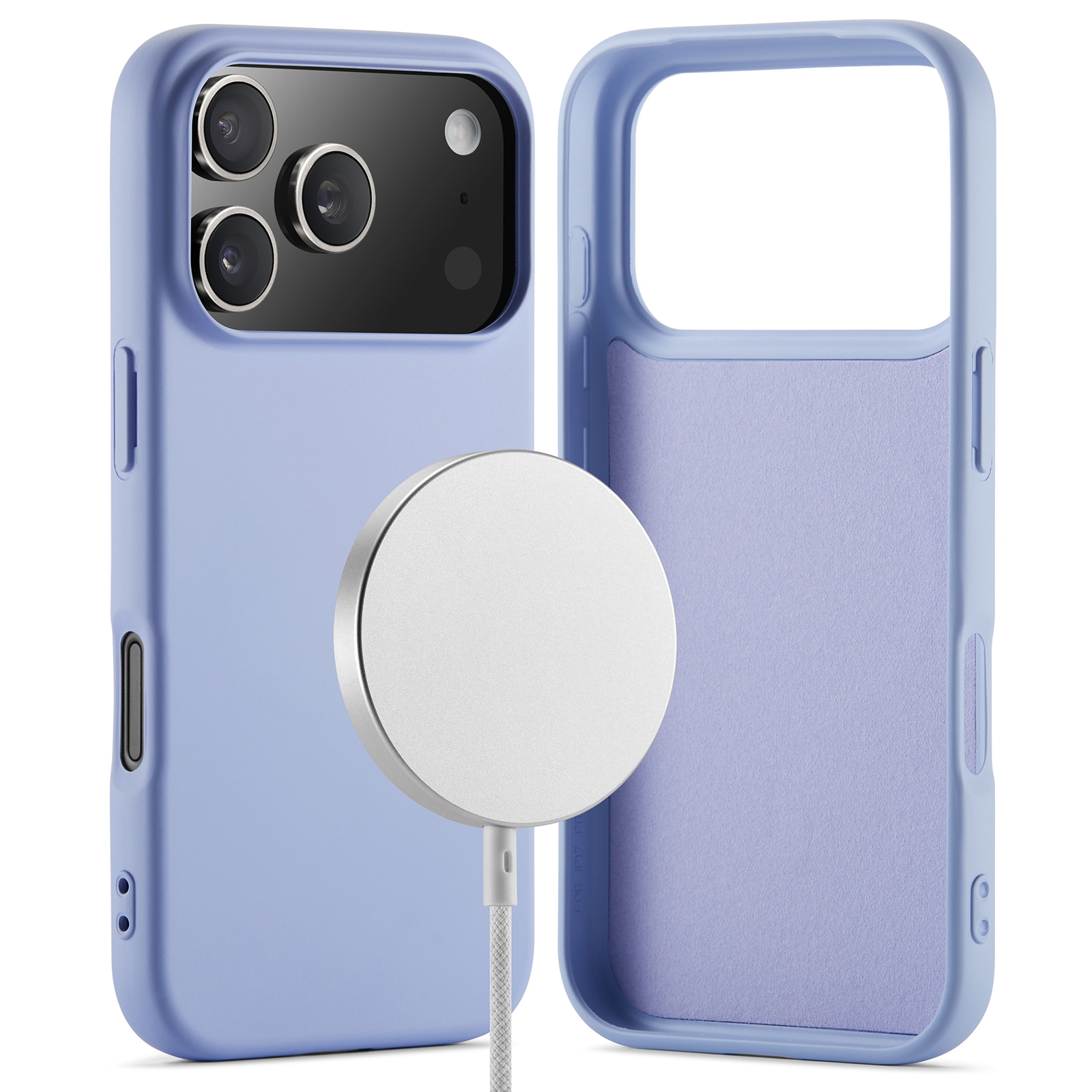 TPU Skal MagSafe iPhone 17 Pro Max Lila
