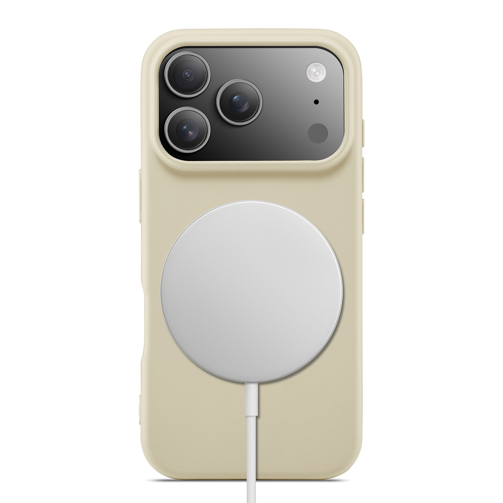 TPU Skal MagSafe iPhone 17 Pro Max Beige