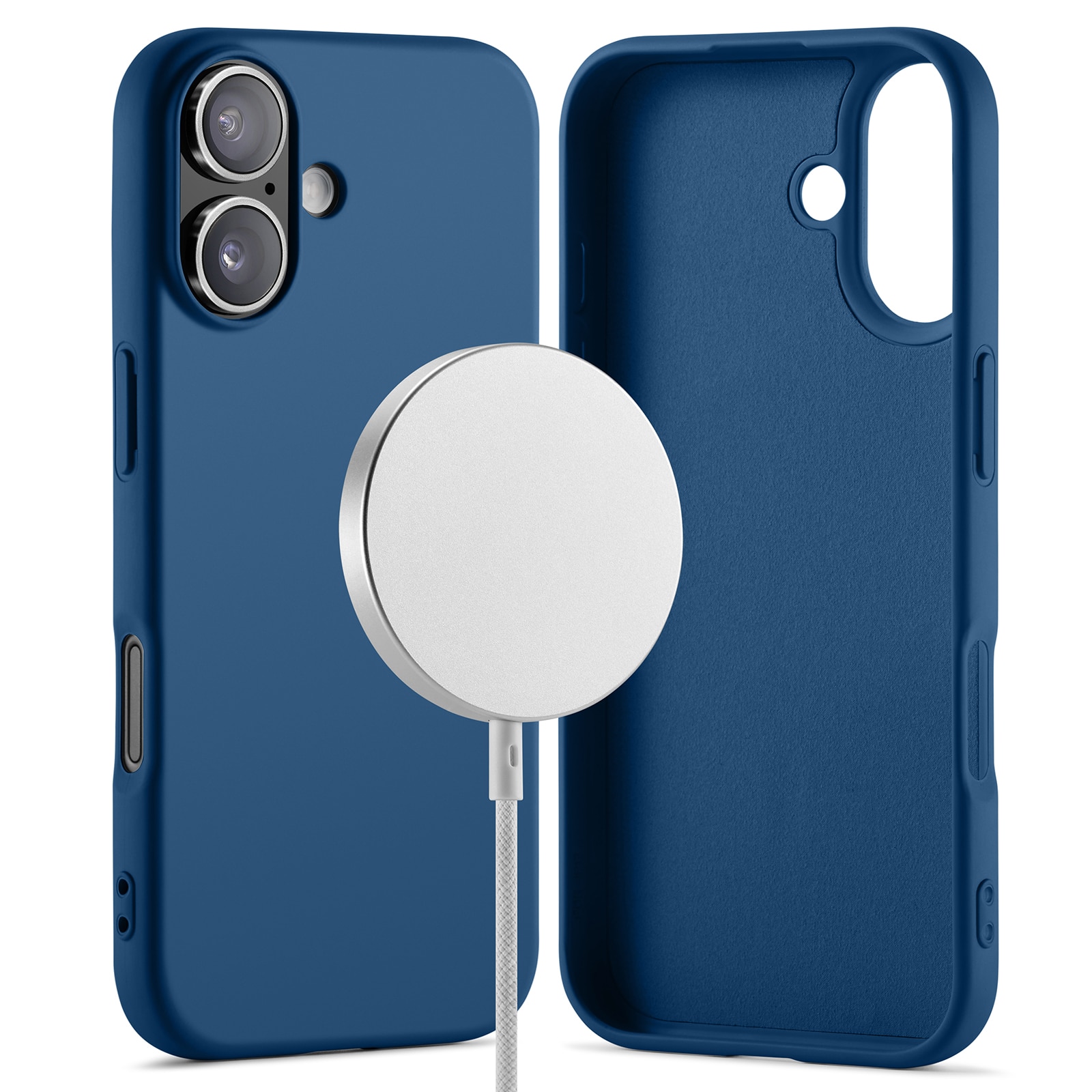 TPU Skal MagSafe iPhone 17 Mörkblå