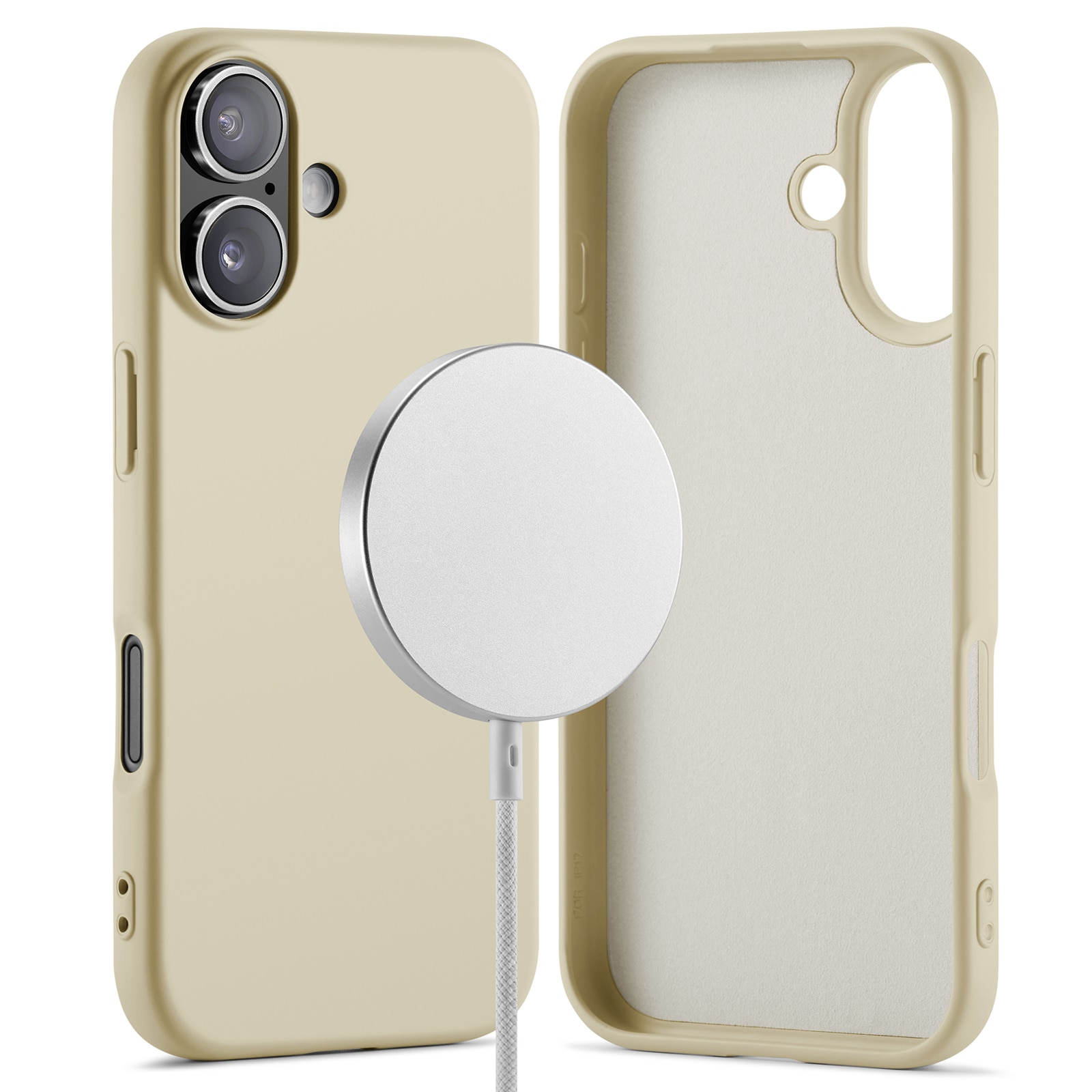 TPU Skal MagSafe iPhone 17 Beige