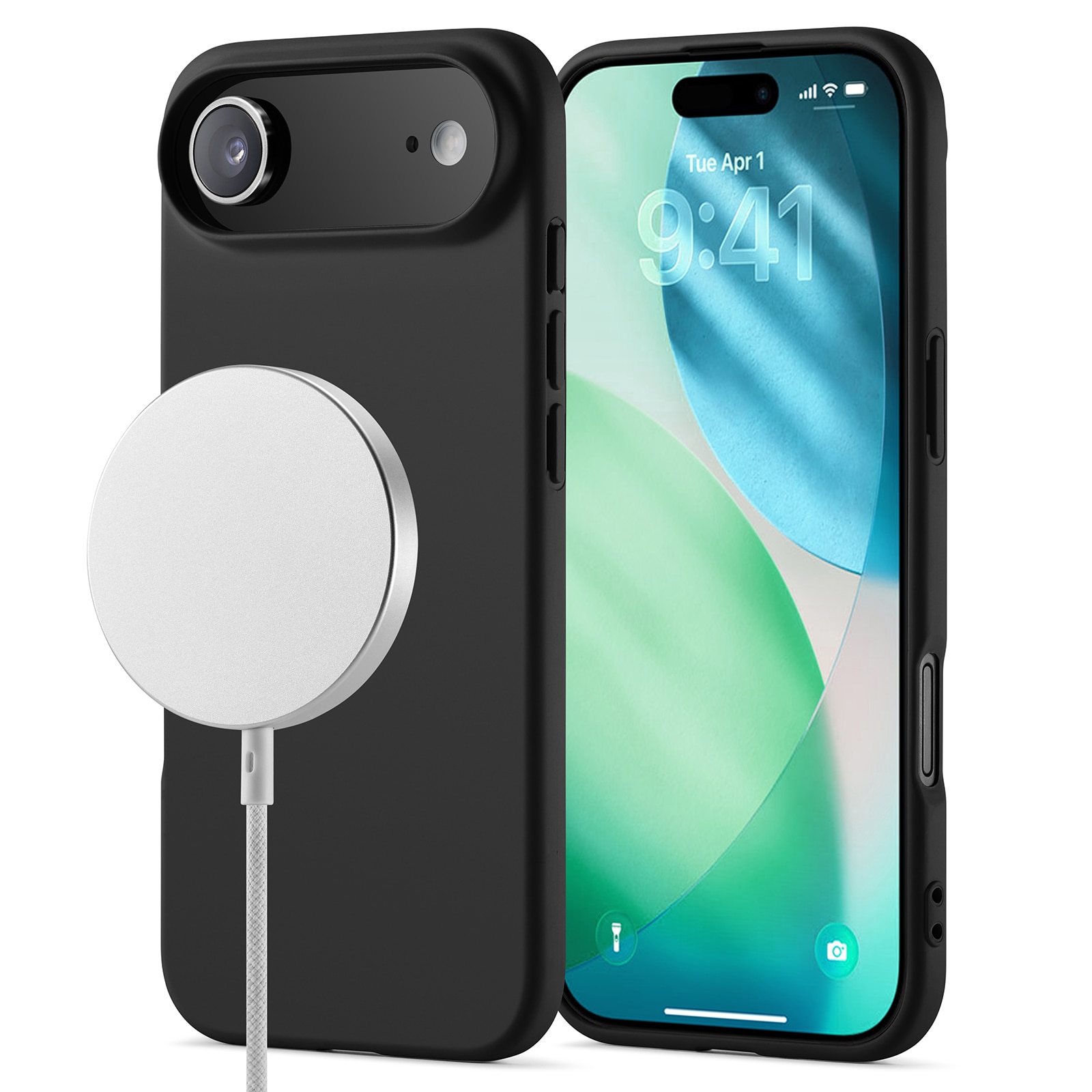 TPU Skal MagSafe iPhone 17 Air Svart