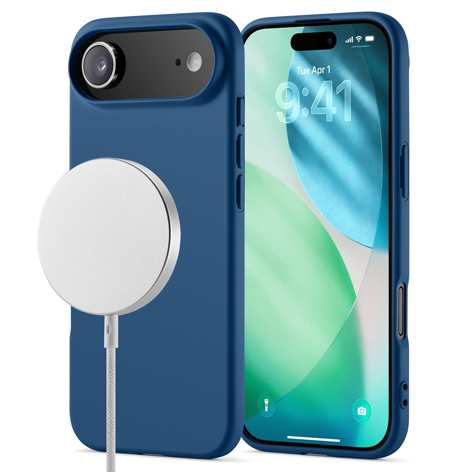 TPU Skal MagSafe iPhone 17 Air Mörkblå