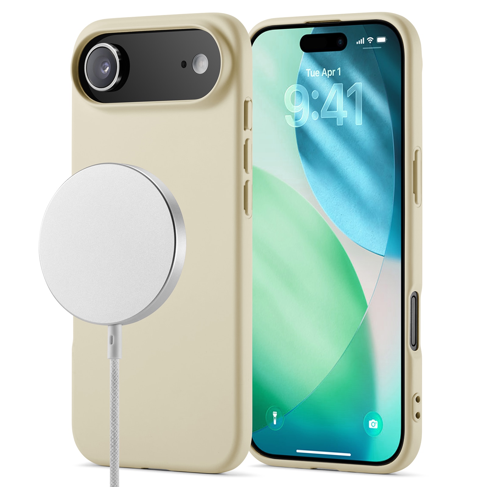 TPU Skal MagSafe iPhone 17 Air Beige