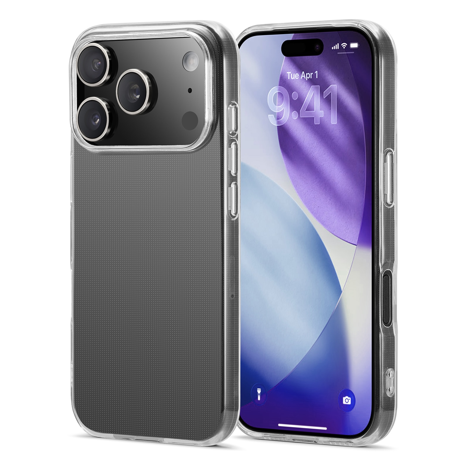 TPU Skal iPhone 17 Pro Genomskinlig