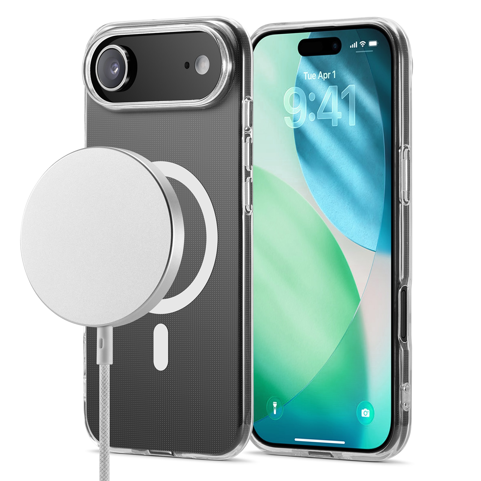 TPU Skal MagSafe iPhone 17 Air Genomskinlig