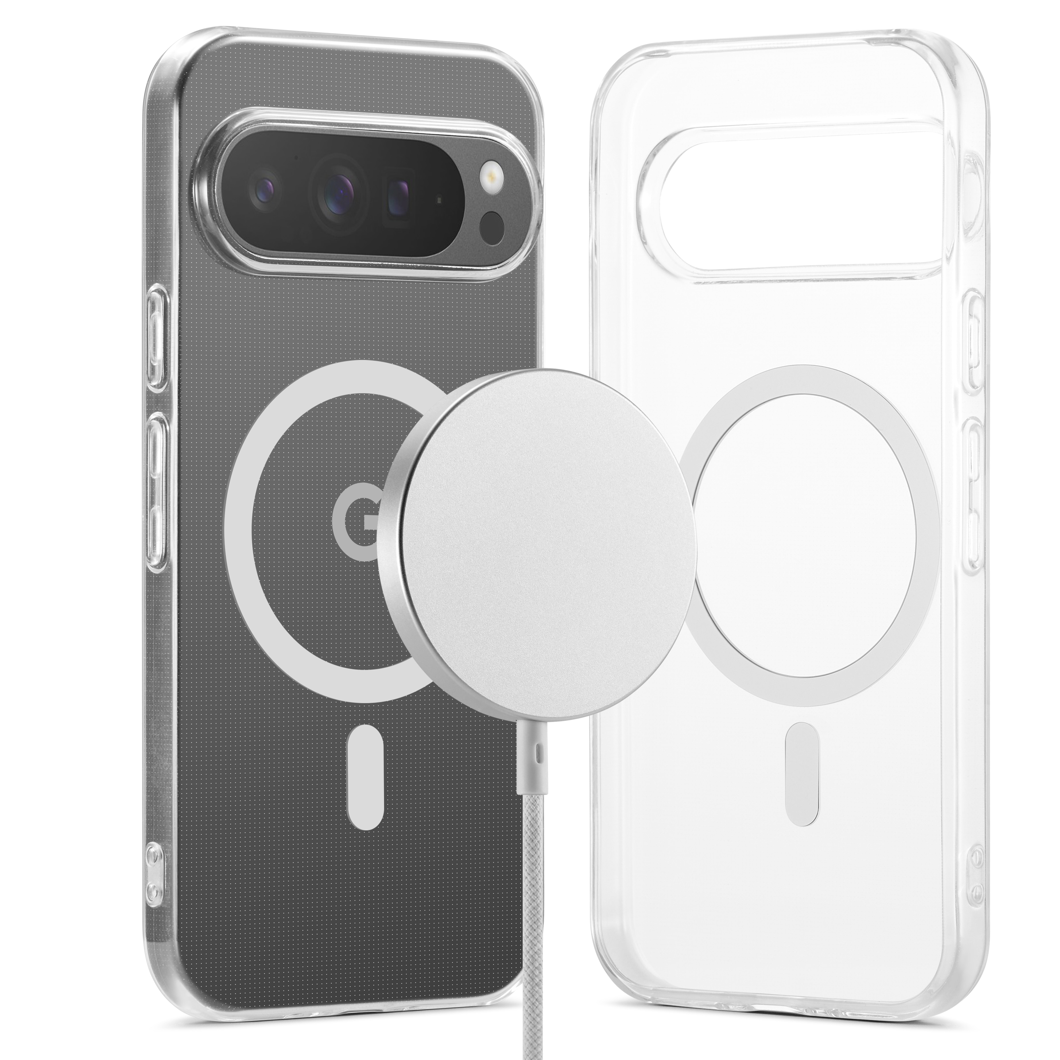 TPU Skal MagSafe Google Pixel 10 Genomskinlig