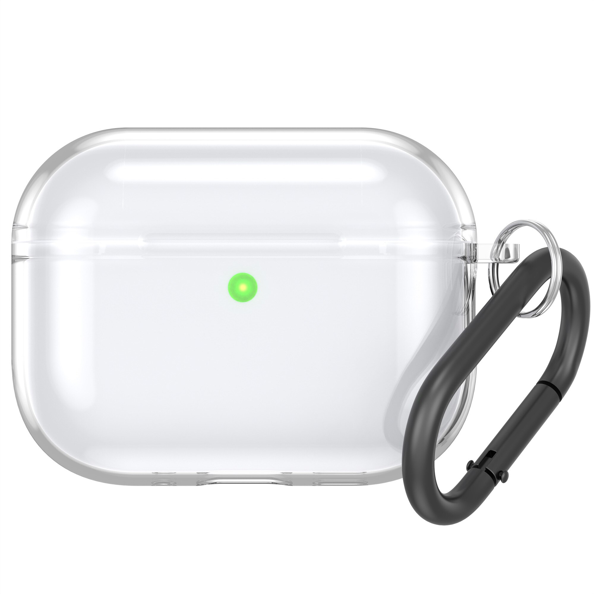 Skal TPU med karbinhake Apple AirPods Pro 3 transparent