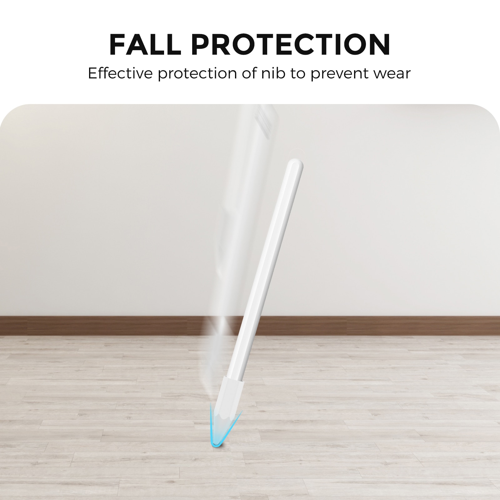 Spetsskydd Apple Pencil Vit