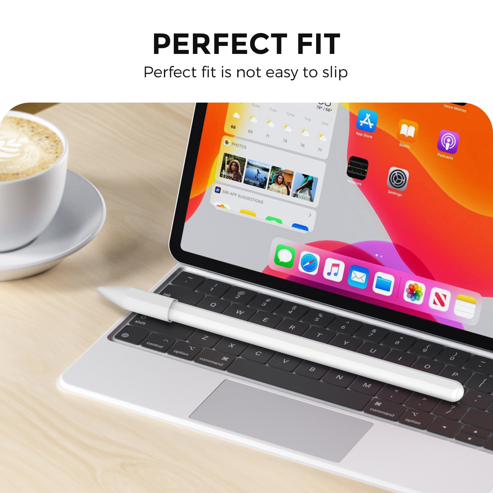 Spetsskydd Apple Pencil Vit