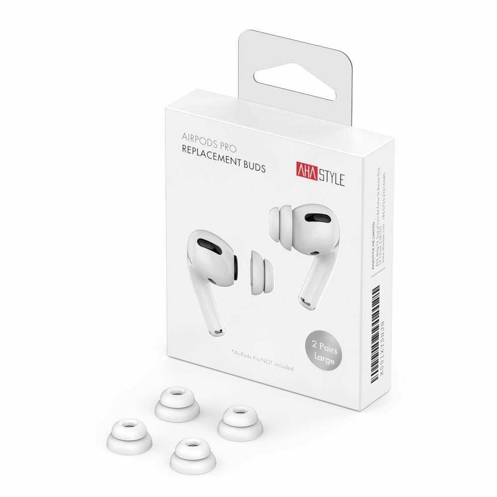 Soft Ear Tips (2-pack) AirPods Pro vit (Large)