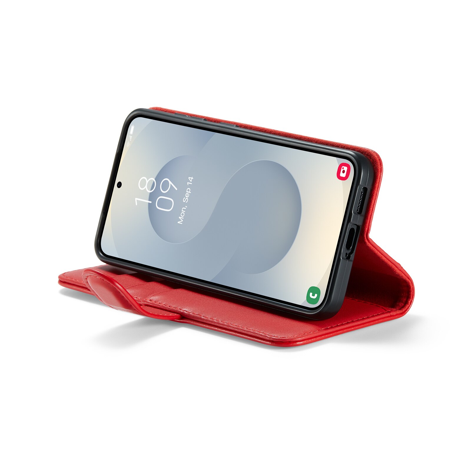 Äkta Läderfodral Samsung Galaxy S25 Röd
