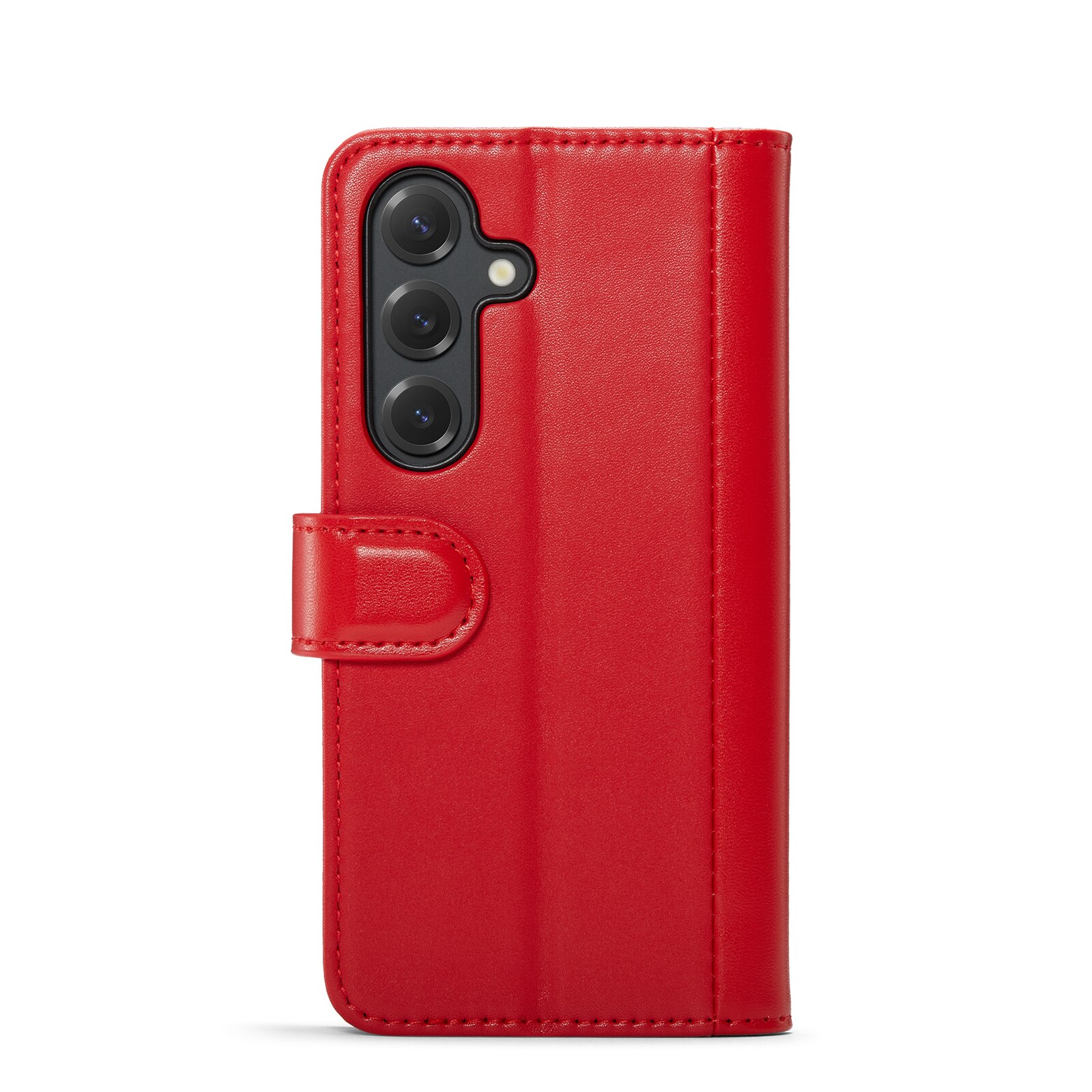 Äkta Läderfodral Samsung Galaxy S25 Röd