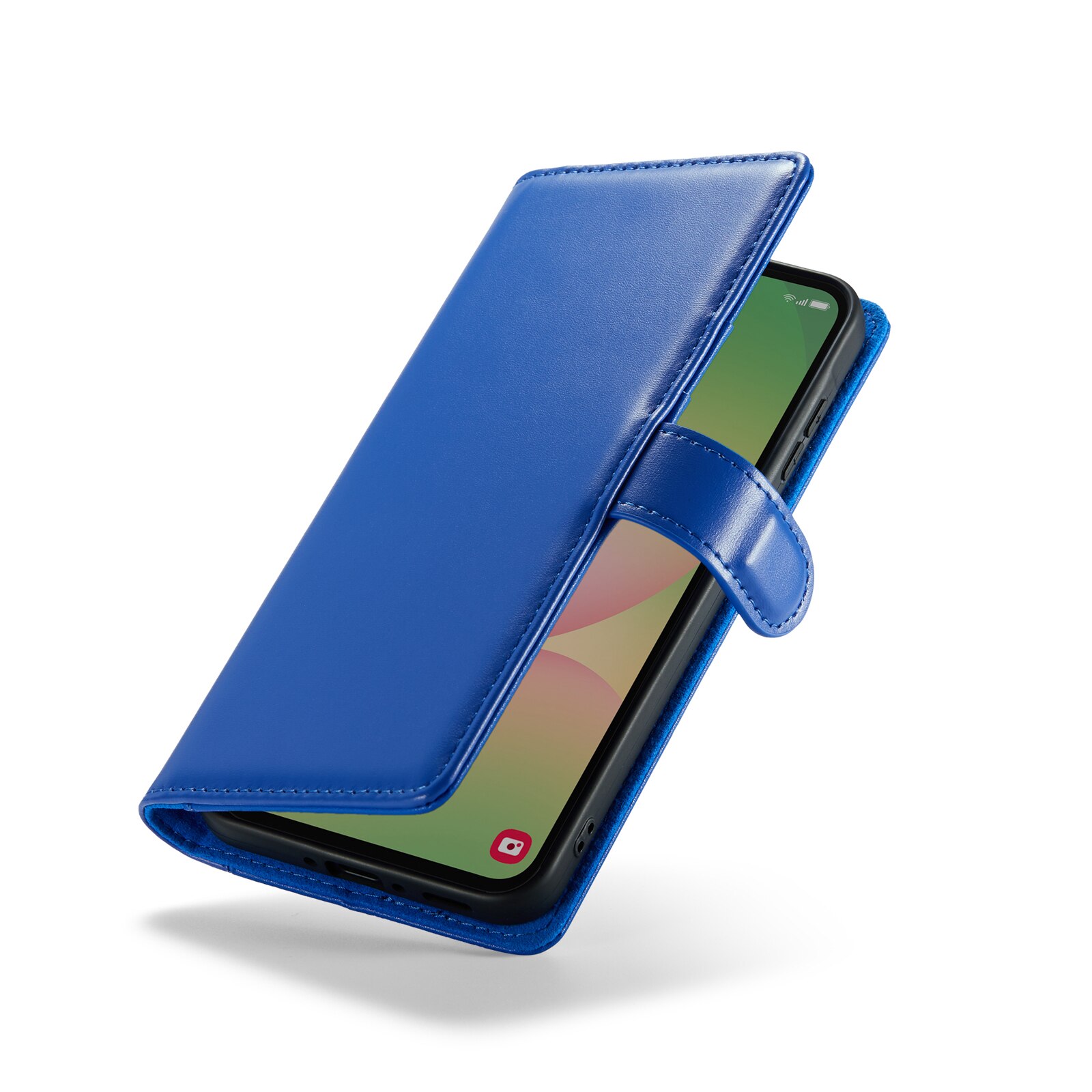 Äkta Läderfodral Samsung Galaxy A56 Blå
