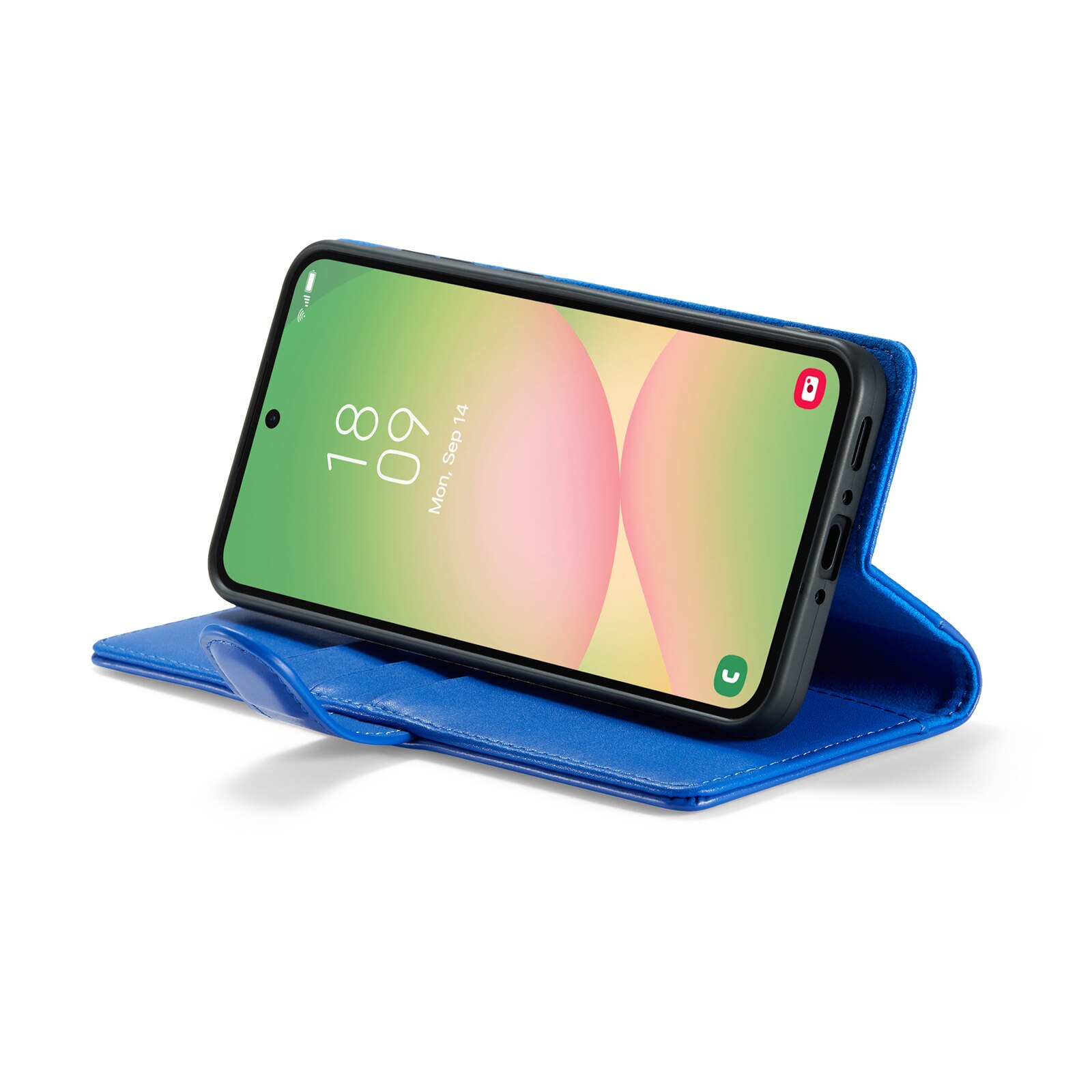 Äkta Läderfodral Samsung Galaxy A56 Blå
