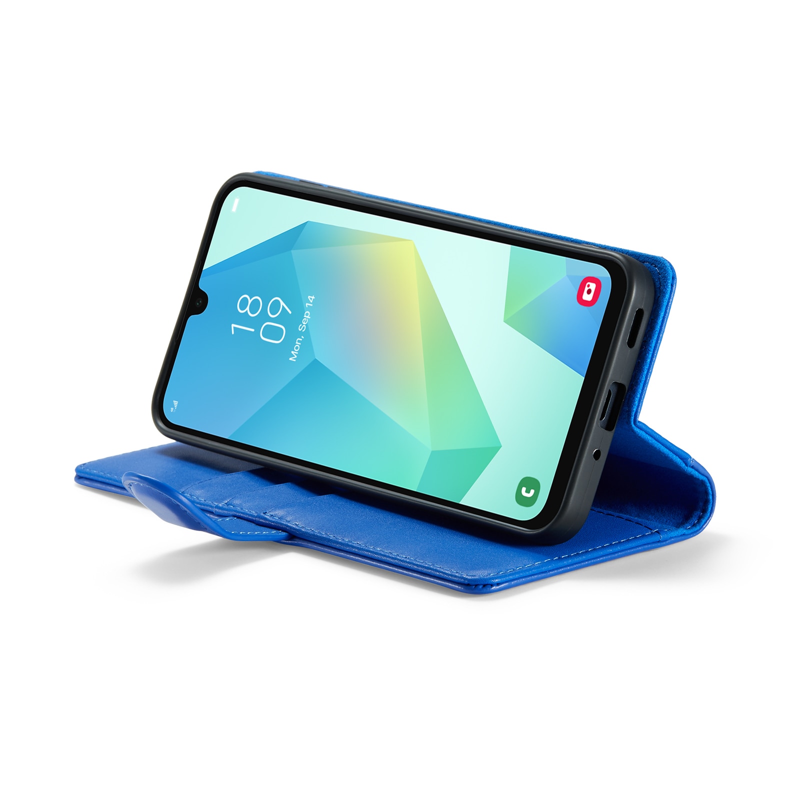 Äkta Läderfodral Samsung Galaxy A16 Blå