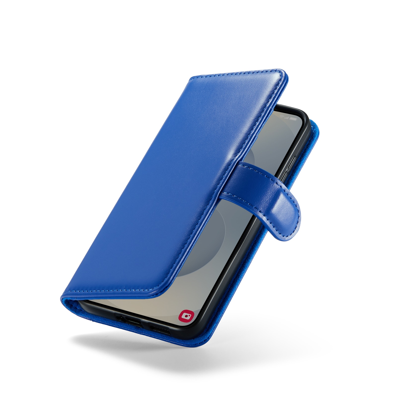 Äkta Läderfodral Samsung Galaxy S25 Blå
