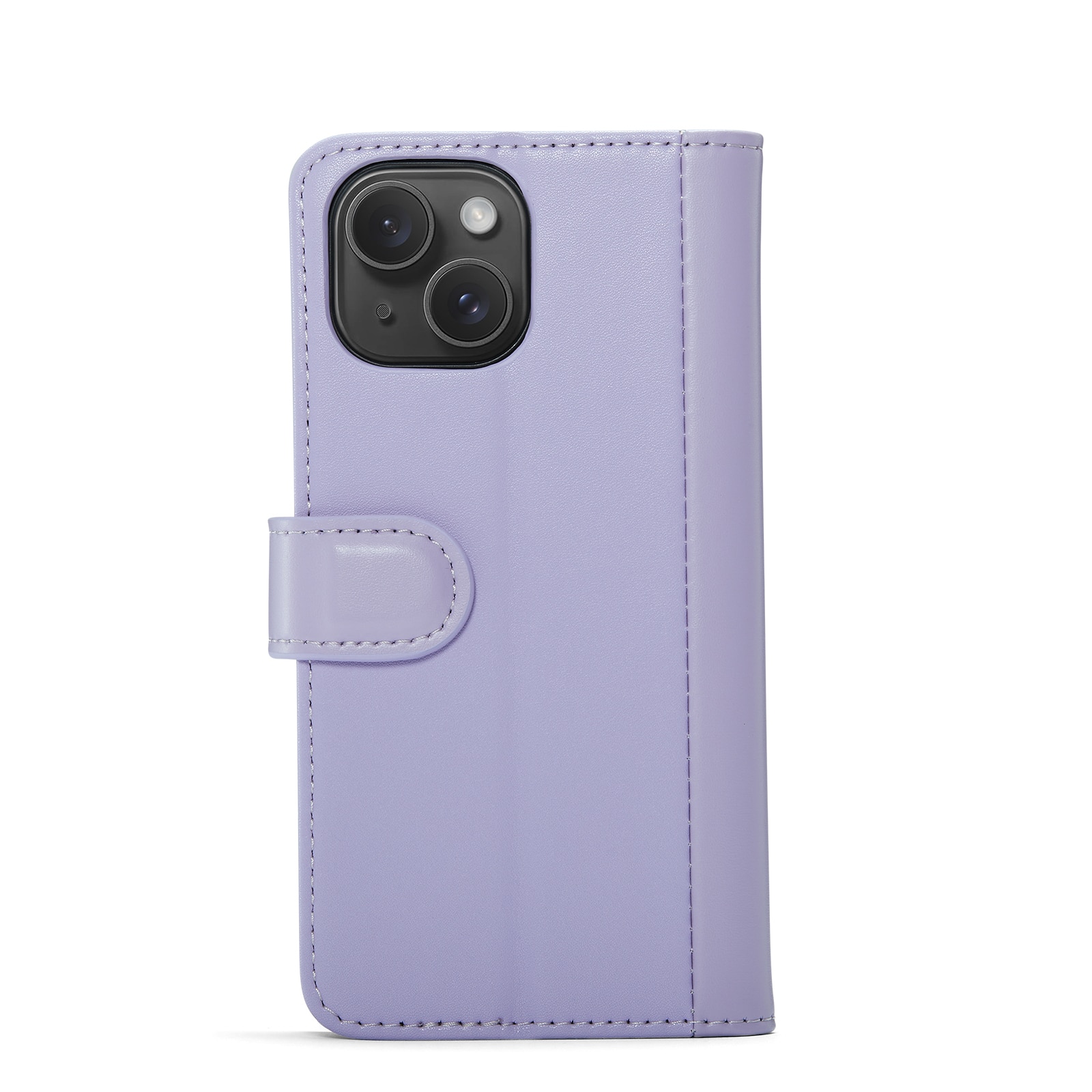 Äkta Läderfodral iPhone 13 Lila