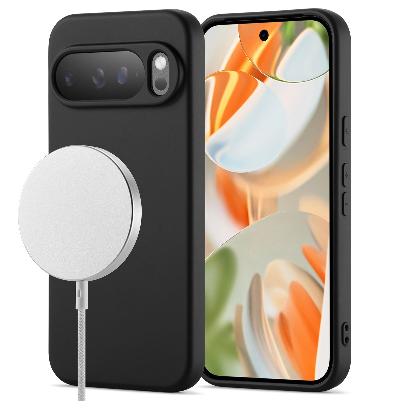 TPU Skal MagSafe Google Pixel 10 Svart