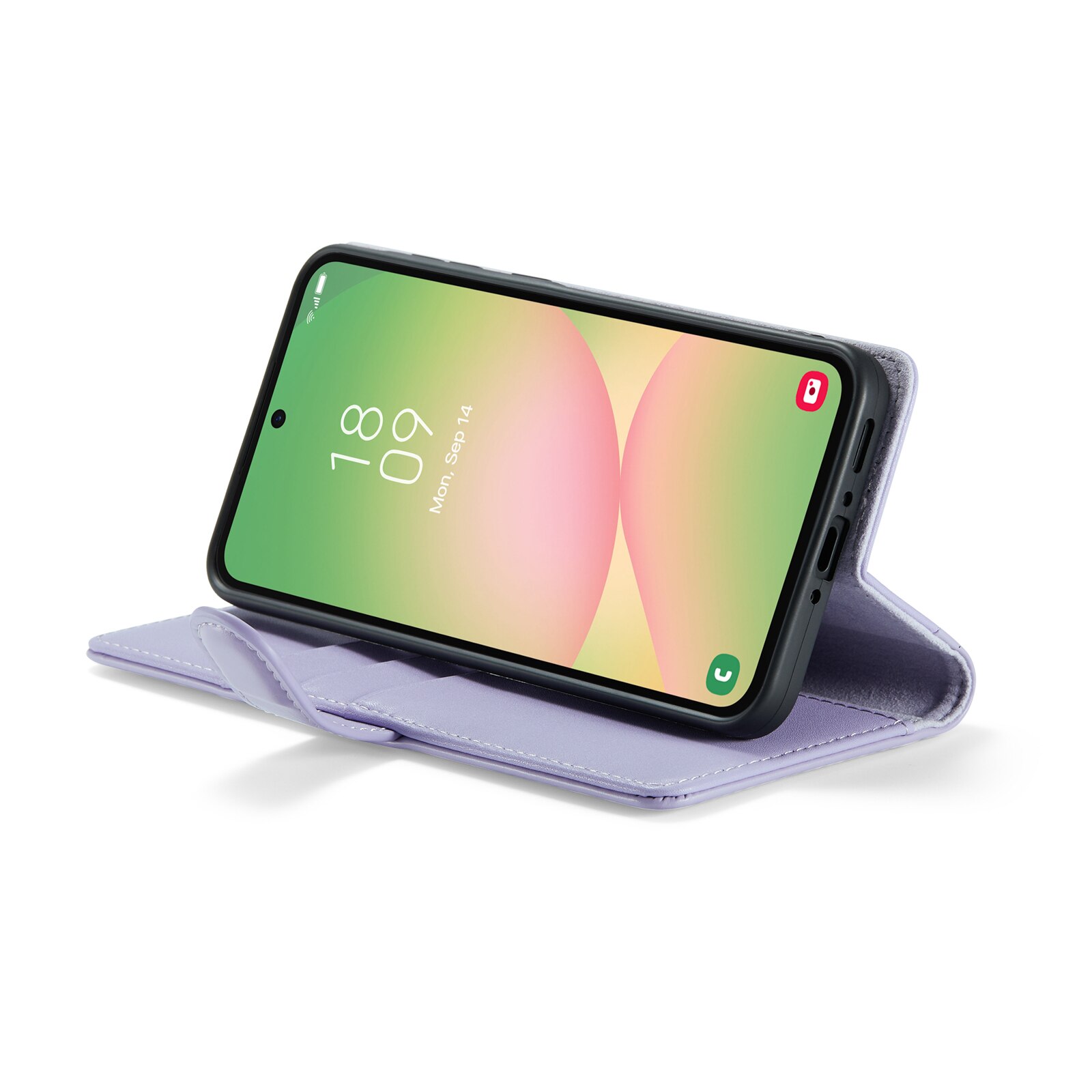 Äkta Läderfodral Samsung Galaxy A56 Lila