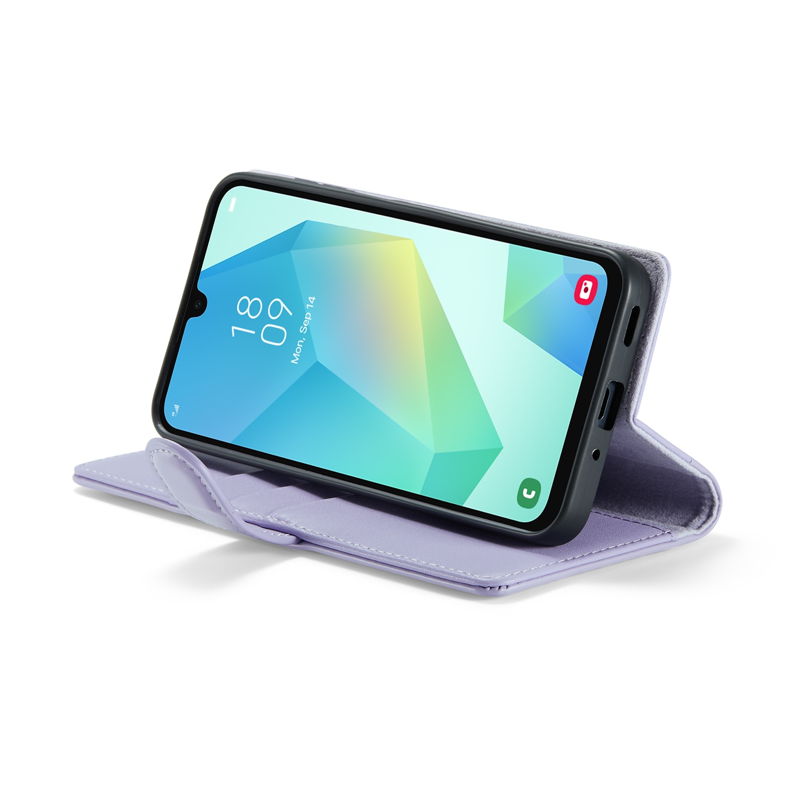 Äkta Läderfodral Samsung Galaxy A16 Lila