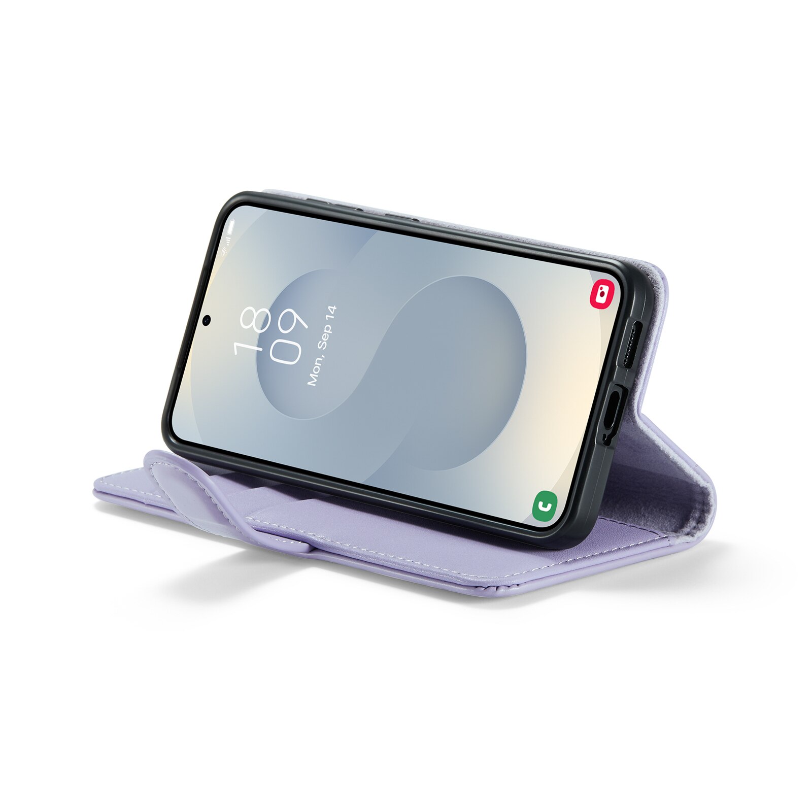 Äkta Läderfodral Samsung Galaxy A17 Lila