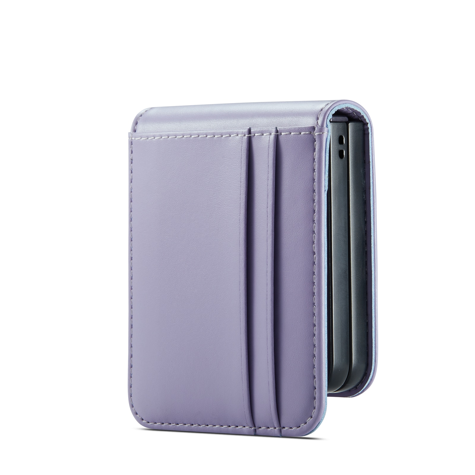 Äkta Läderfodral Samsung Galaxy Z Flip 7 Lila