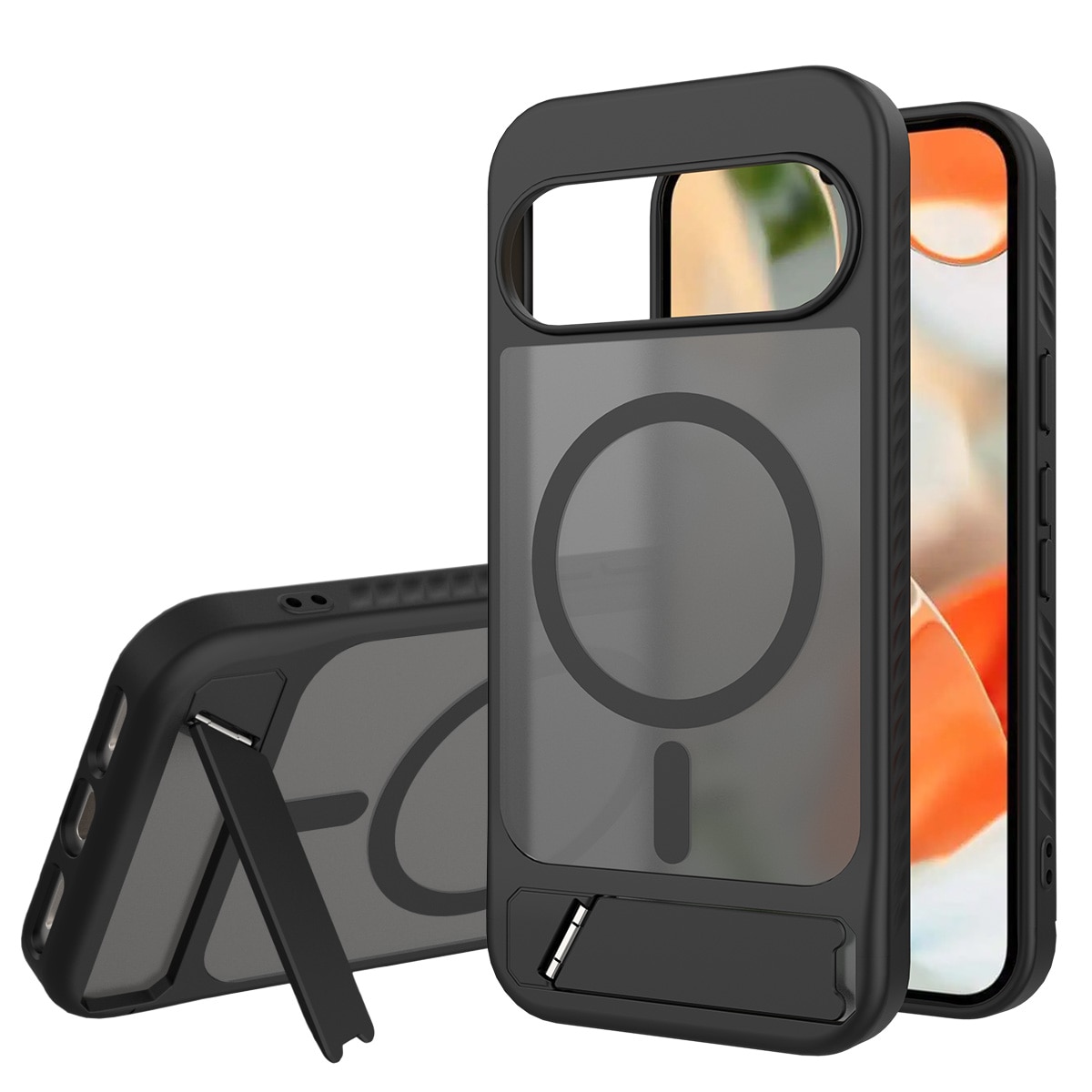 Magnetiskt Skal med Ställ Google Pixel 10 Pro Svart