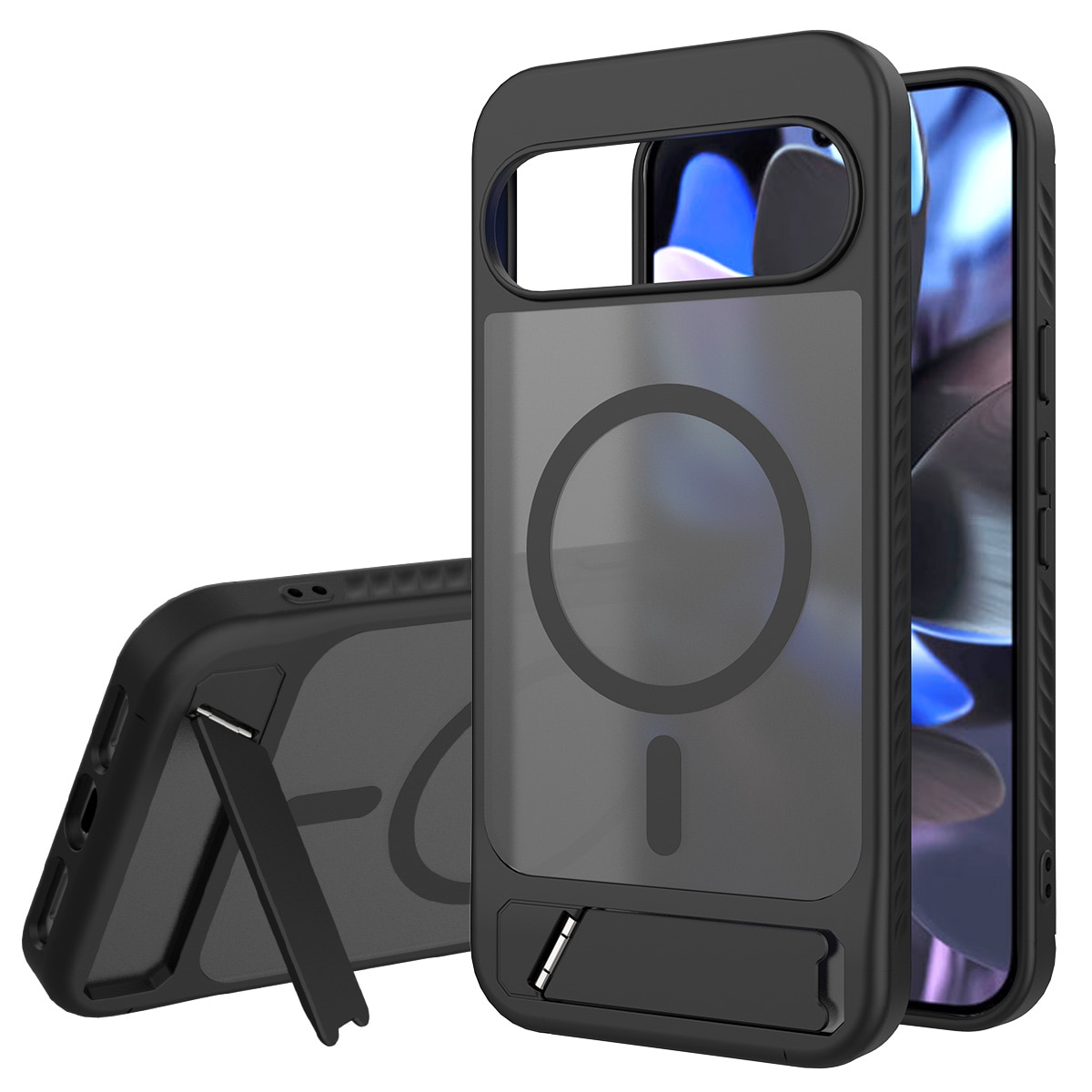 Magnetiskt Skal med Ställ Google Pixel 10 Pro XL Svart
