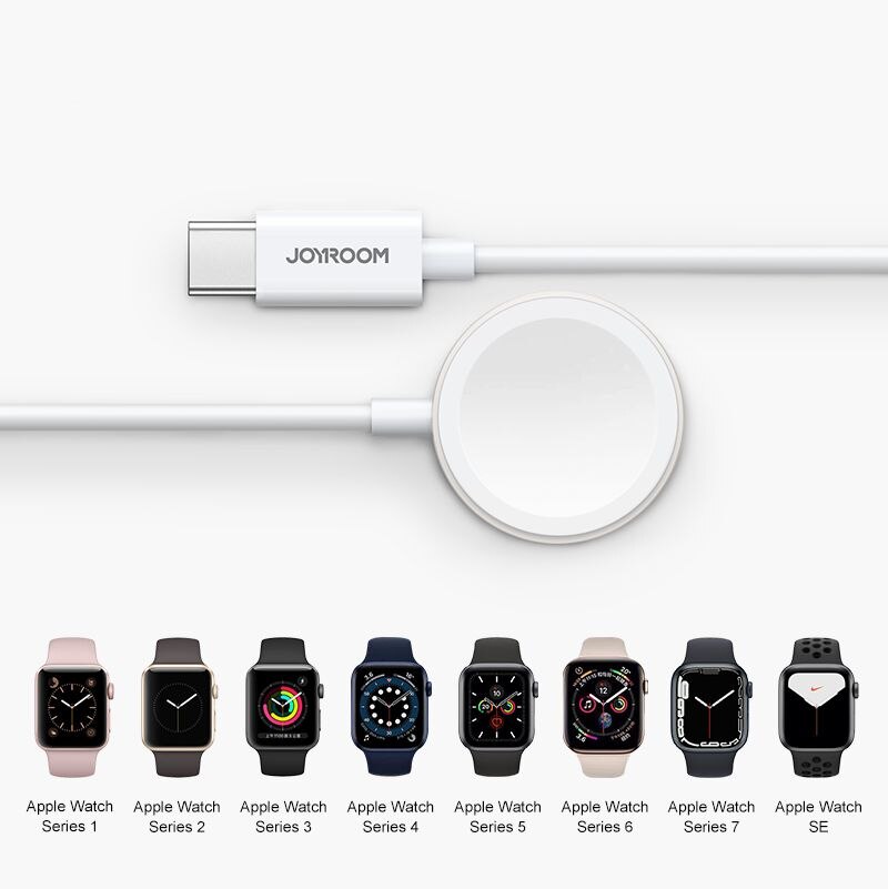 Apple Watch Magnetisk Laddare USB-C Vit (S-IW004)