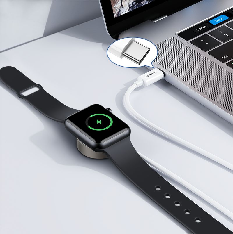 Apple Watch Magnetisk Laddare USB-C Vit (S-IW004)