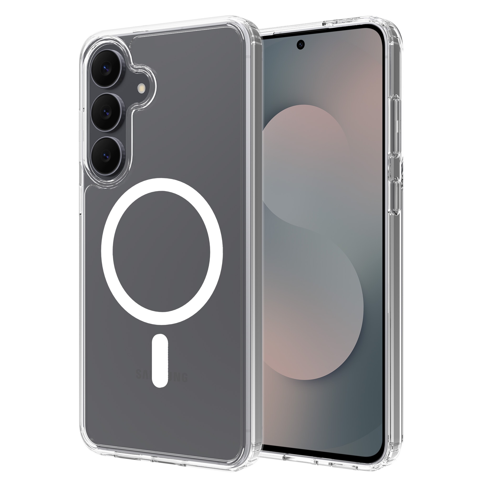 Hybridskal MagSafe Samsung Galaxy S25 FE Genomskinlig