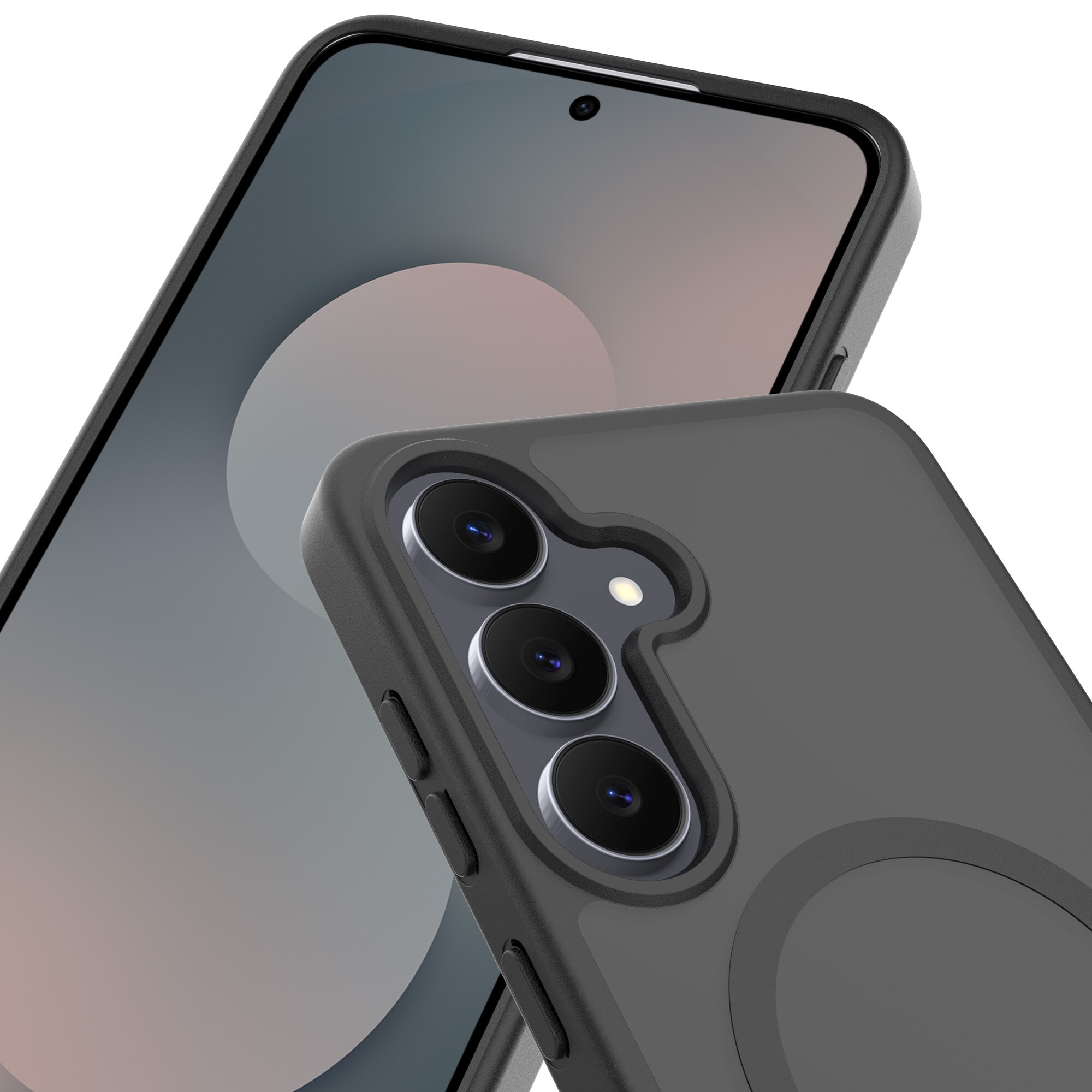 Magnetic Hybrid Skal Samsung Galaxy S25 FE Frosted Black