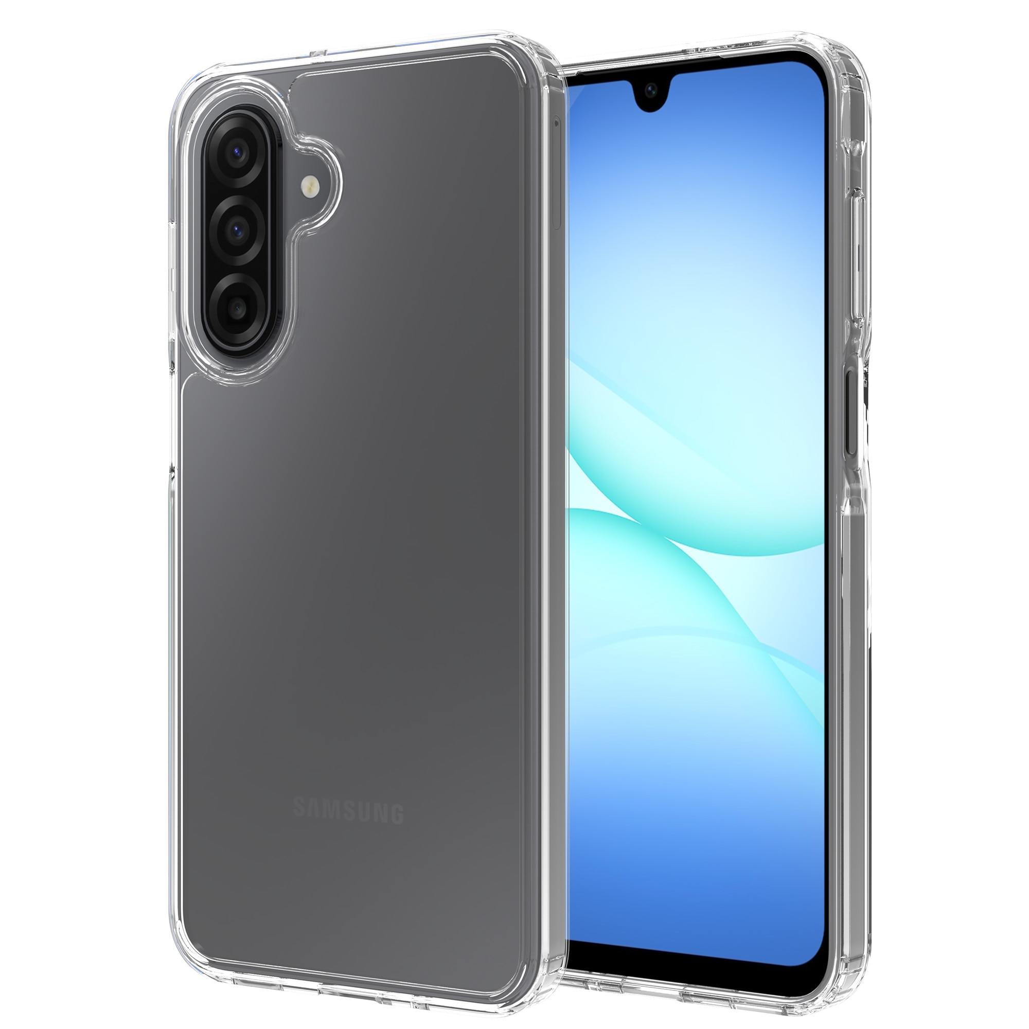 Hybridskal Samsung Galaxy A17 Genomskinlig
