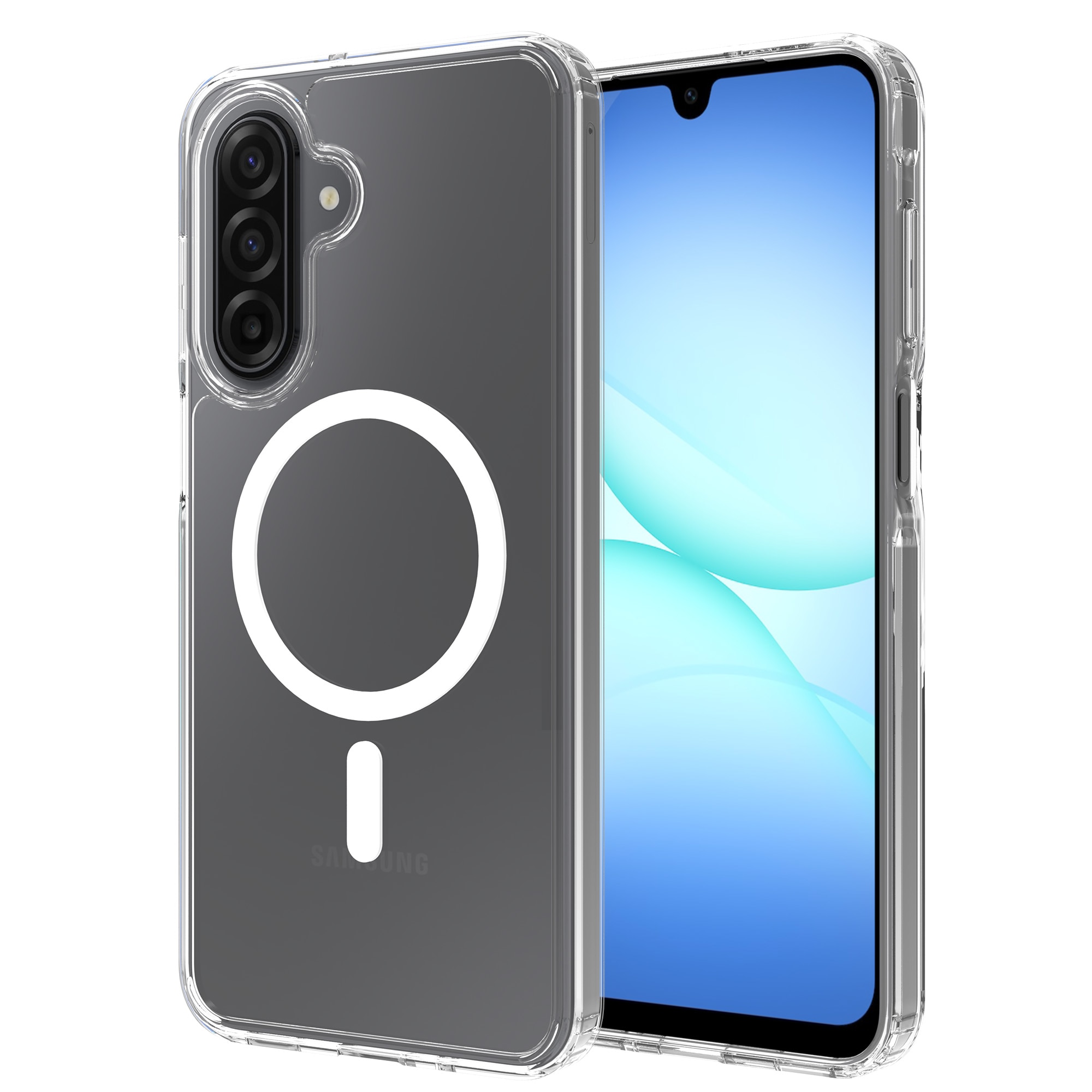Hybridskal MagSafe Samsung Galaxy A17 Genomskinlig