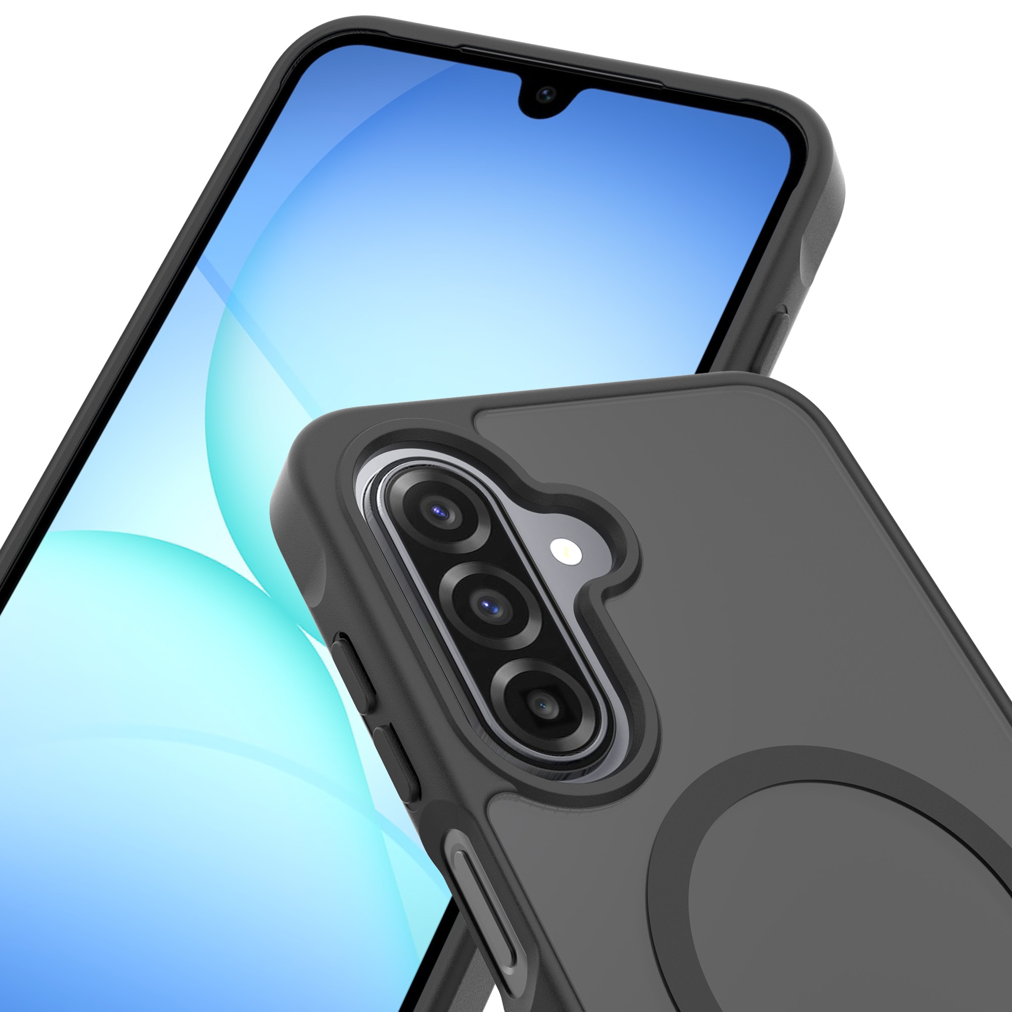 Magnetic Hybrid Skal Samsung Galaxy A17 Frosted Black