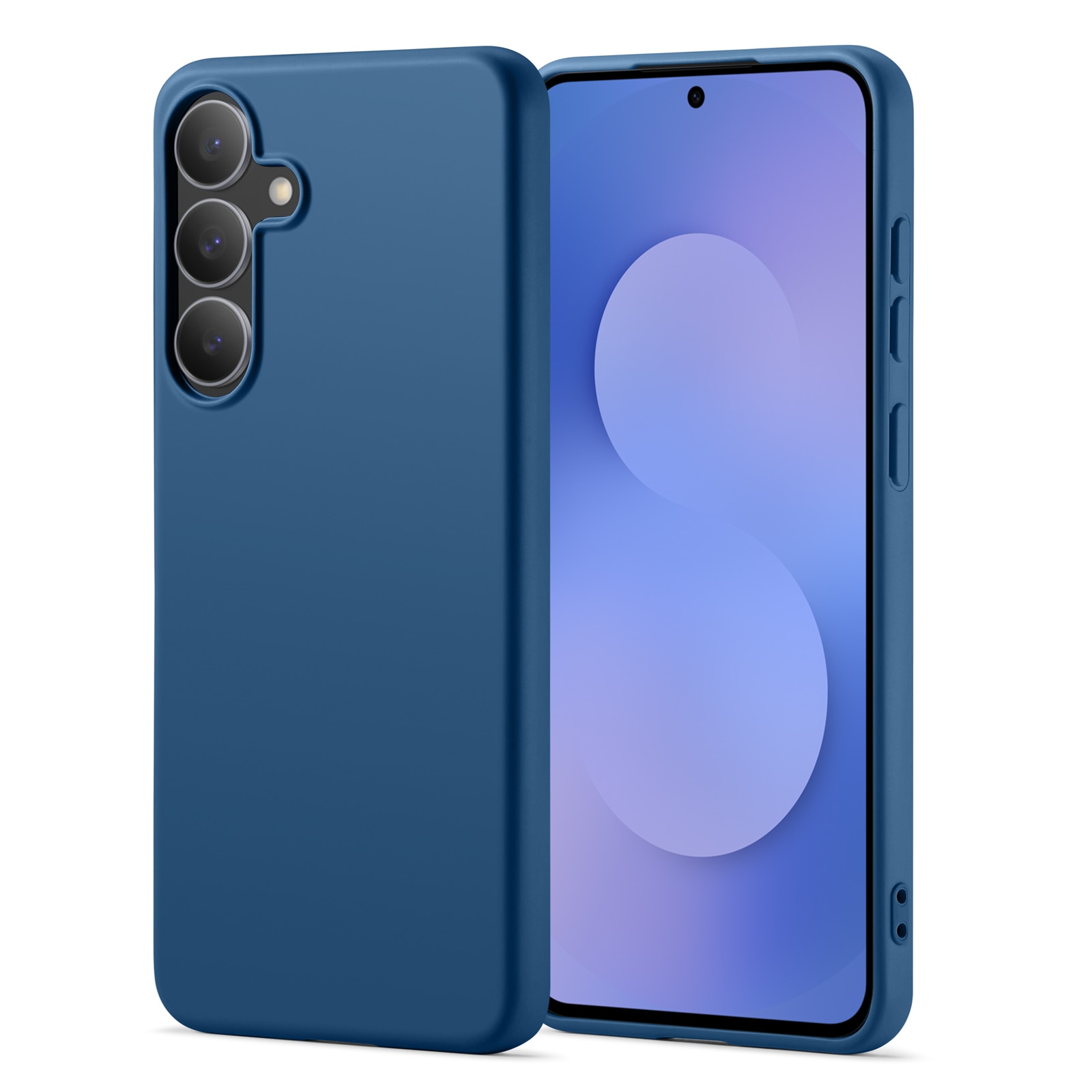 TPU Skal Samsung Galaxy S25 FE Mörkblå